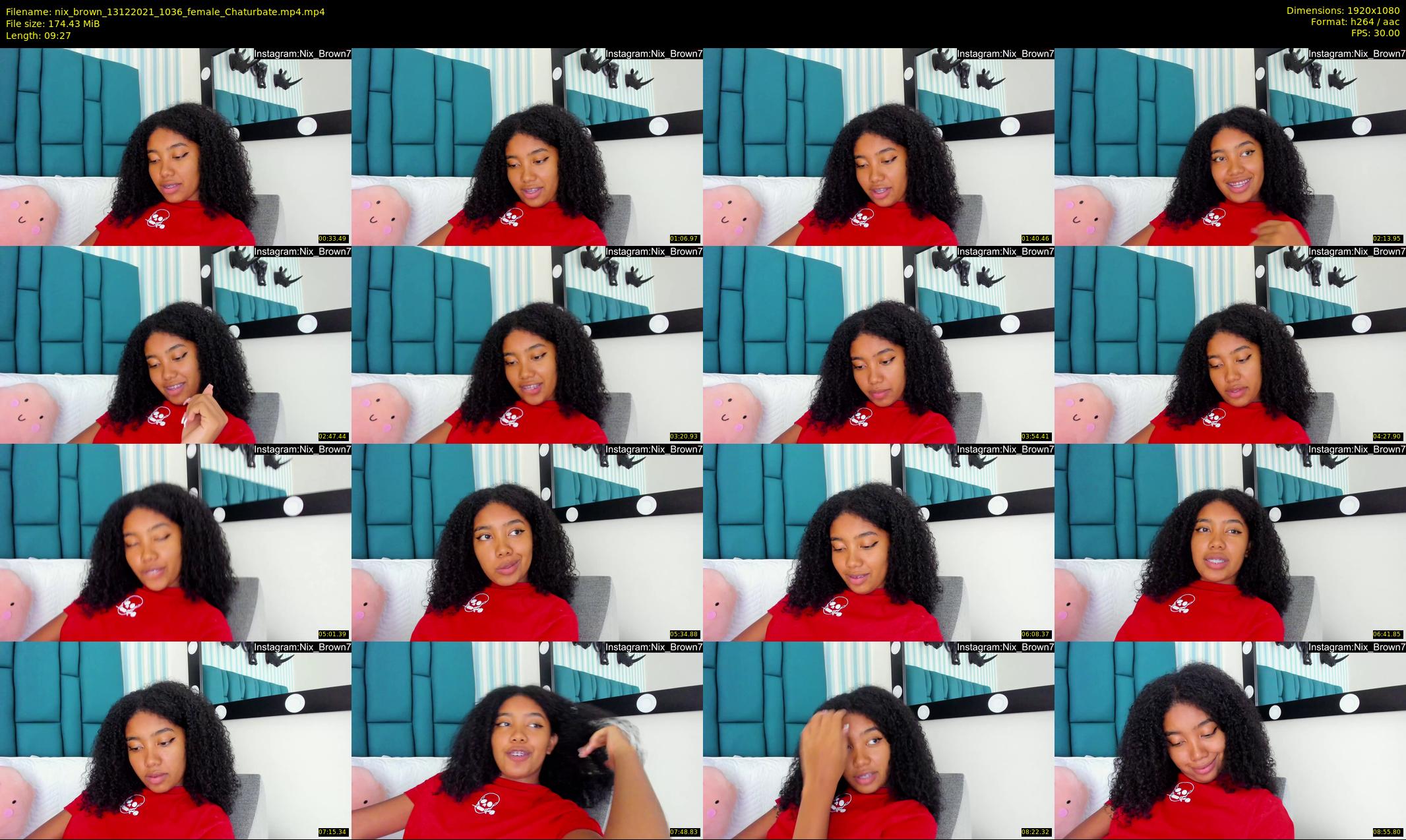 nix_brown — 10 minute Chaturbate female cam show recording, 1080p, Dec 13, 2021