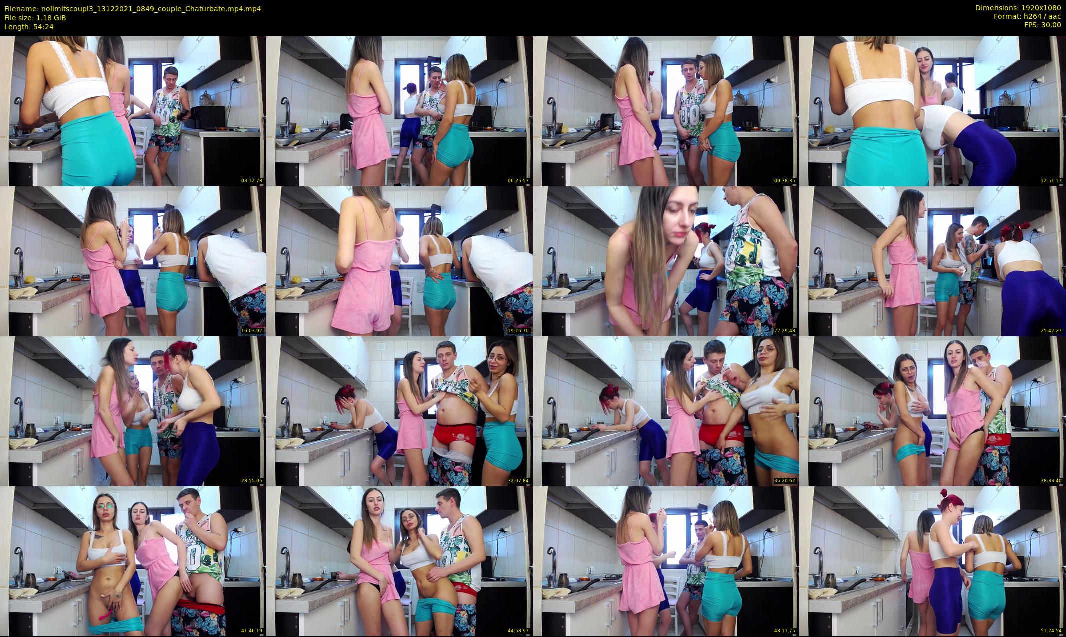 nolimitscoupl3 — 55 minute Chaturbate couple cam show recording, 1080p, Dec 13, 2021