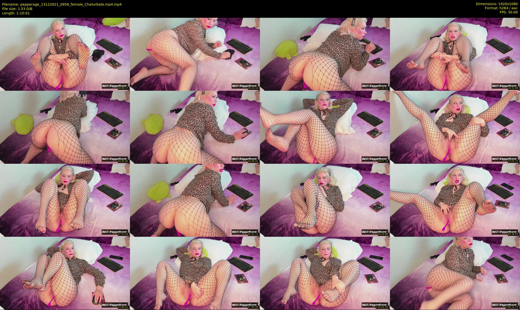 pepperage — 71 minute Chaturbate female cam show recording, 1080p, Dec 13, 2021