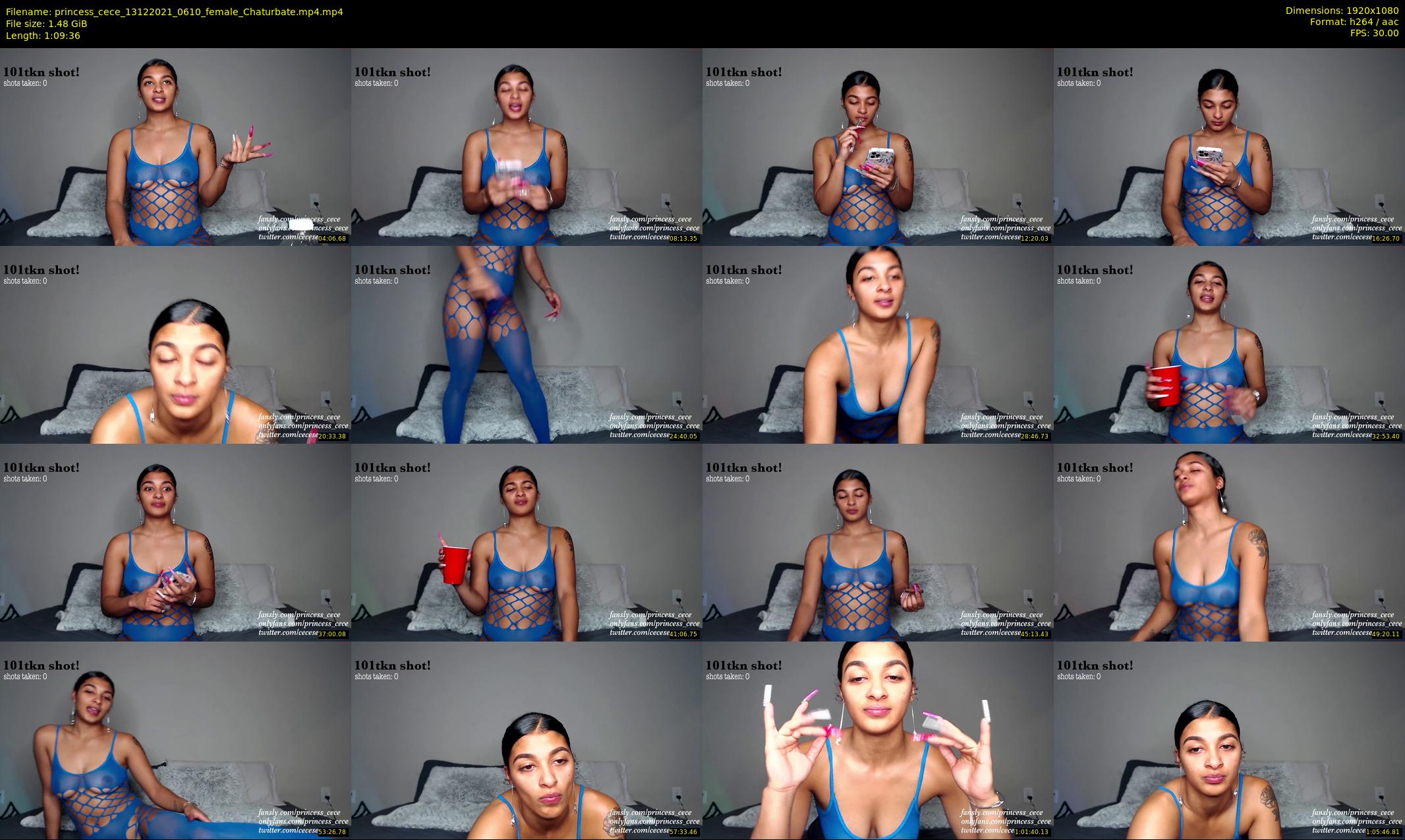 princess_cece — 70 minute Chaturbate female cam show recording, 1080p, Dec 13, 2021