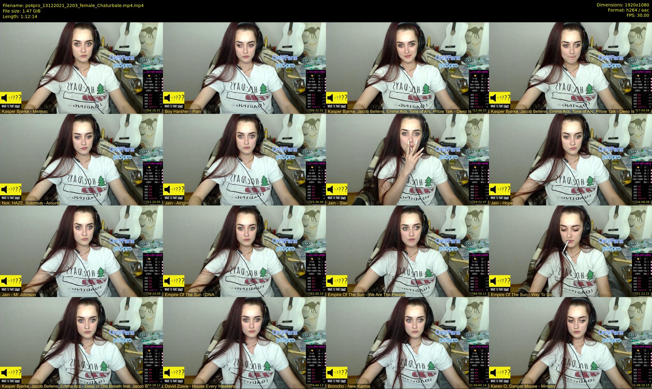 ps4pro — 73 minute Chaturbate female cam show recording, 1080p, Dec 13, 2021