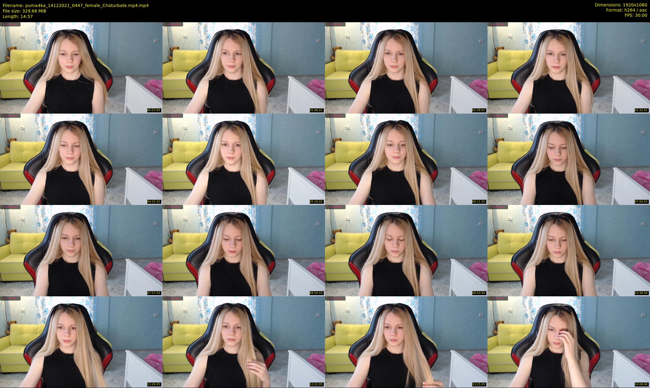 puma4ka — 15 minute Chaturbate female cam show recording, 1080p, Dec 14, 2021