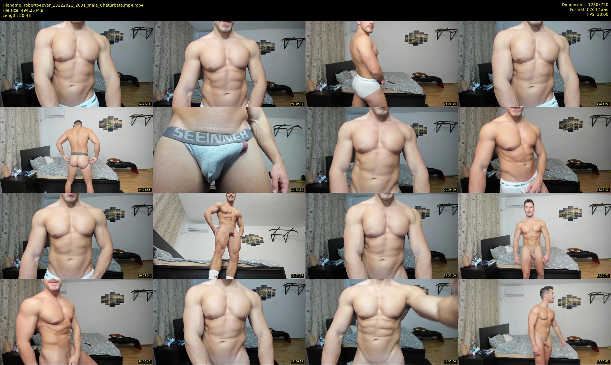 roberto4ever — 51 minute Chaturbate male cam show recording, 720p, Dec 13, 2021