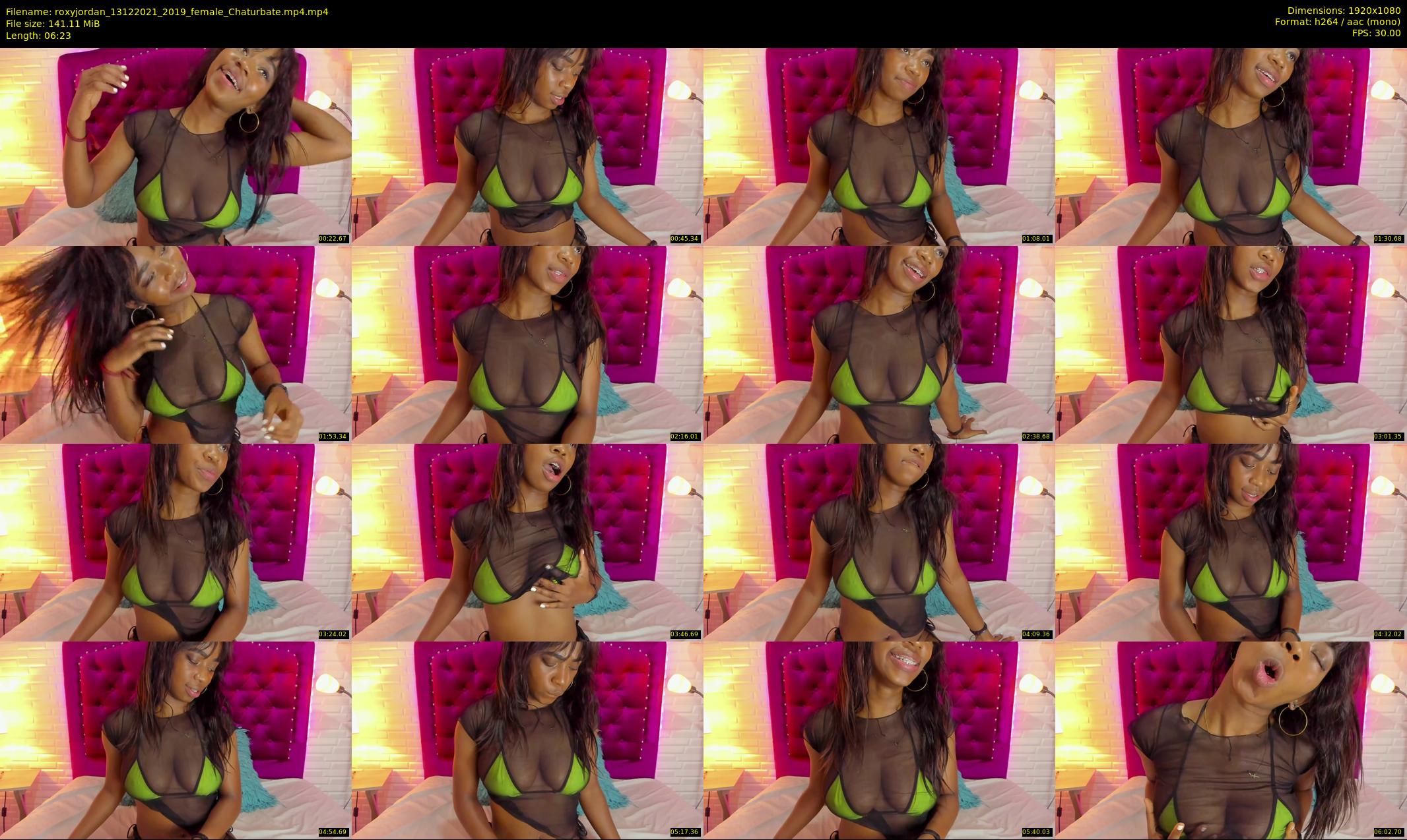roxyjordan — 7 minute Chaturbate female cam show recording, 1080p, Dec 13, 2021