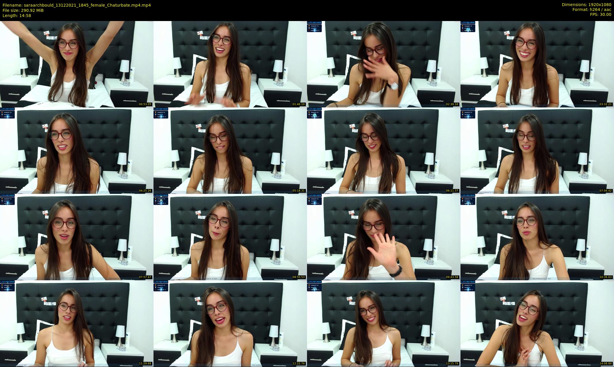 saraarchbould — 15 minute Chaturbate female cam show recording, 1080p, Dec 13, 2021