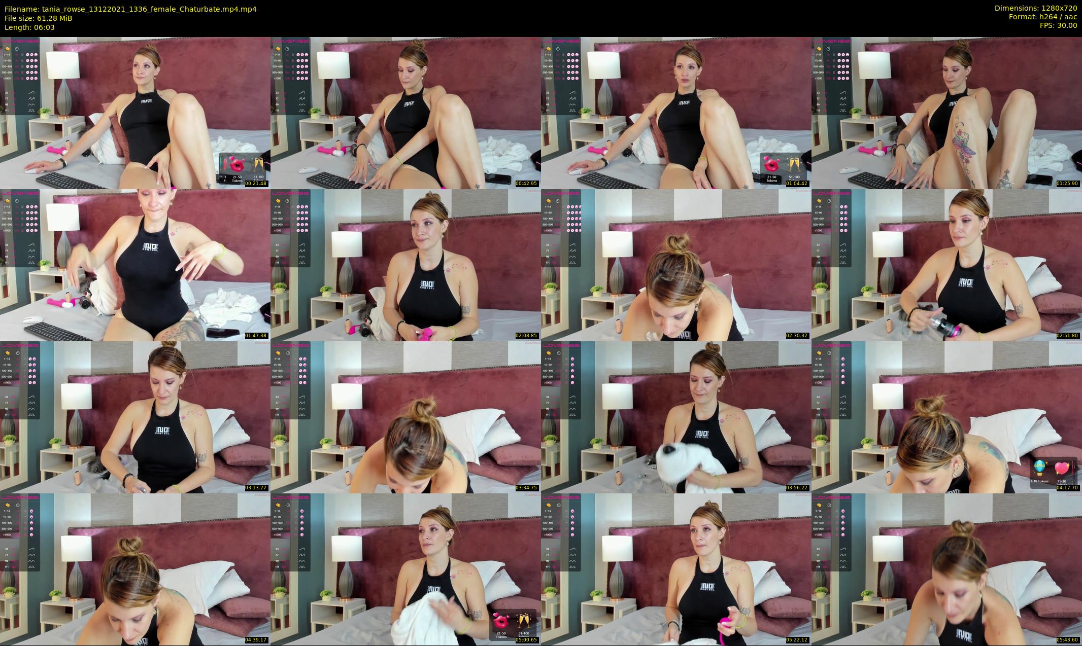 tania_rowse — 7 minute Chaturbate female cam show recording, 720p, Dec 13, 2021