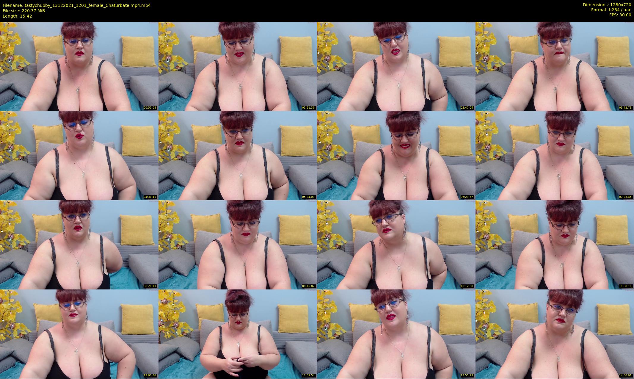 tastychubby — 16 minute Chaturbate female cam show recording, 720p, Dec 13, 2021