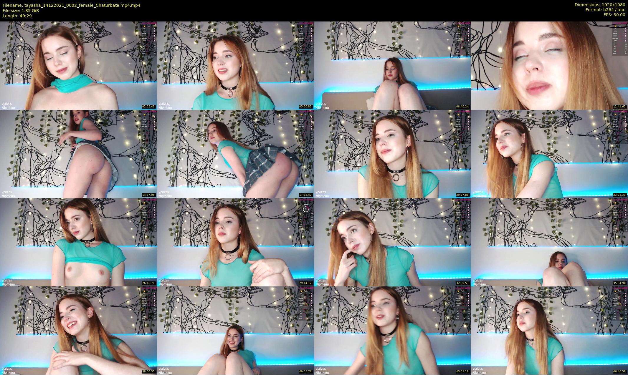 tayasha — 50 minute Chaturbate female cam show recording, 1080p, Dec 14, 2021