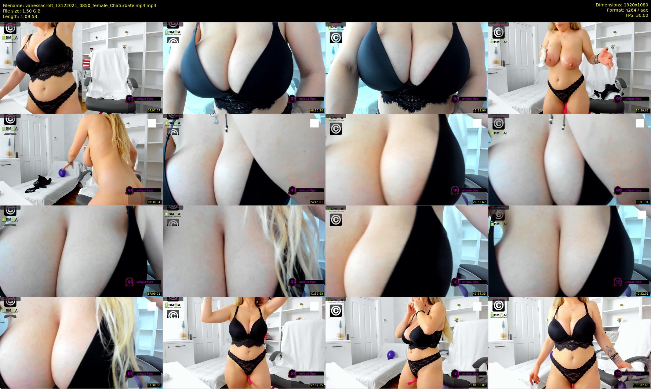 vanessacroft — 70 minute Chaturbate female cam show recording, 1080p, Dec 13, 2021