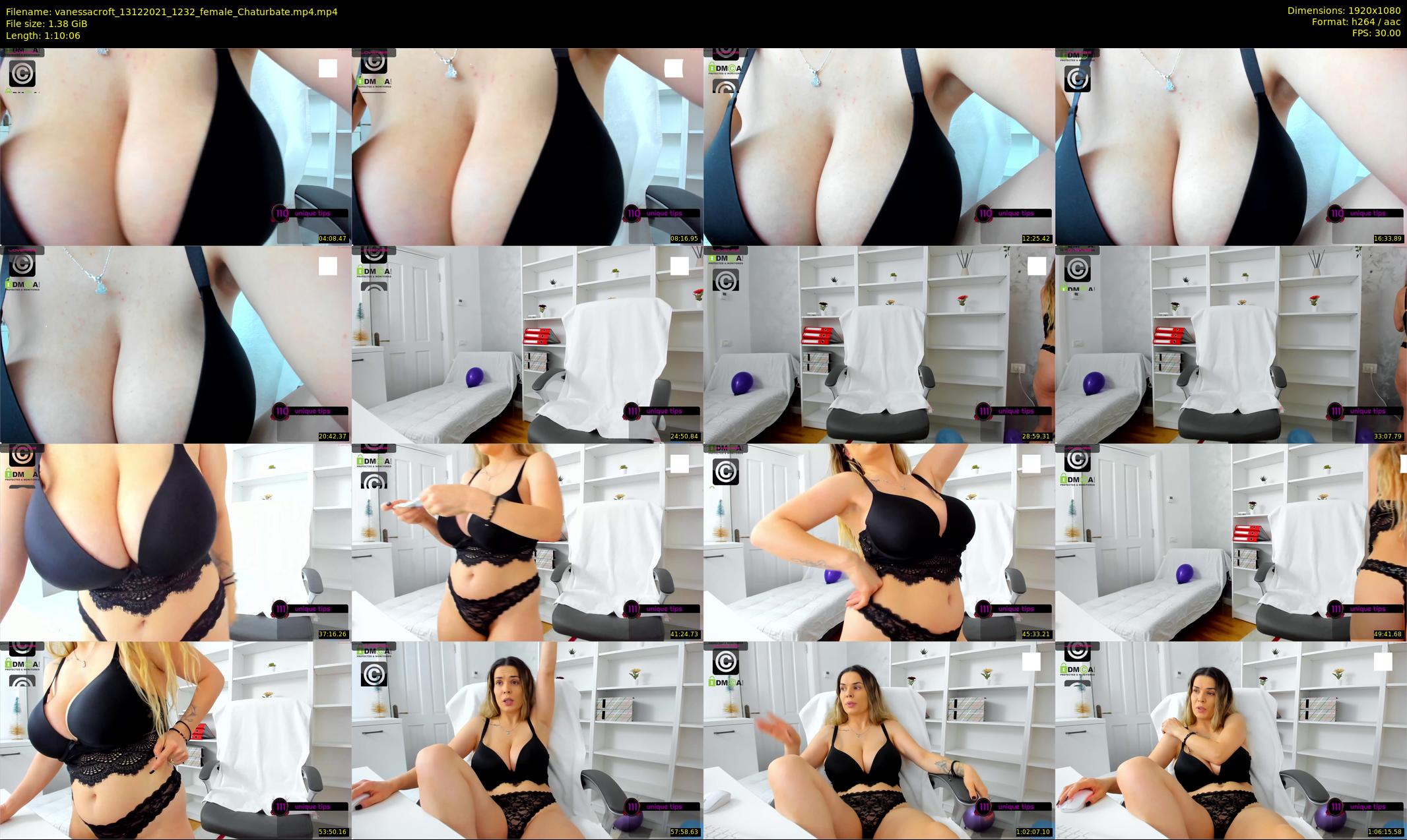 vanessacroft — 71 minute Chaturbate female cam show recording, 1080p, Dec 13, 2021