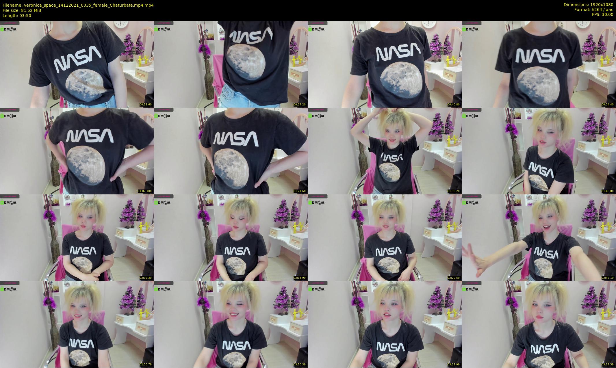 veronica_space — 4 minute Chaturbate female cam show recording, 1080p, Dec 14, 2021