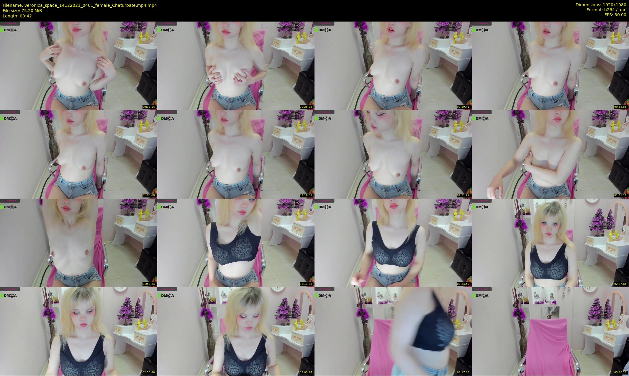 veronica_space — 4 minute Chaturbate female cam show recording, 1080p, Dec 14, 2021