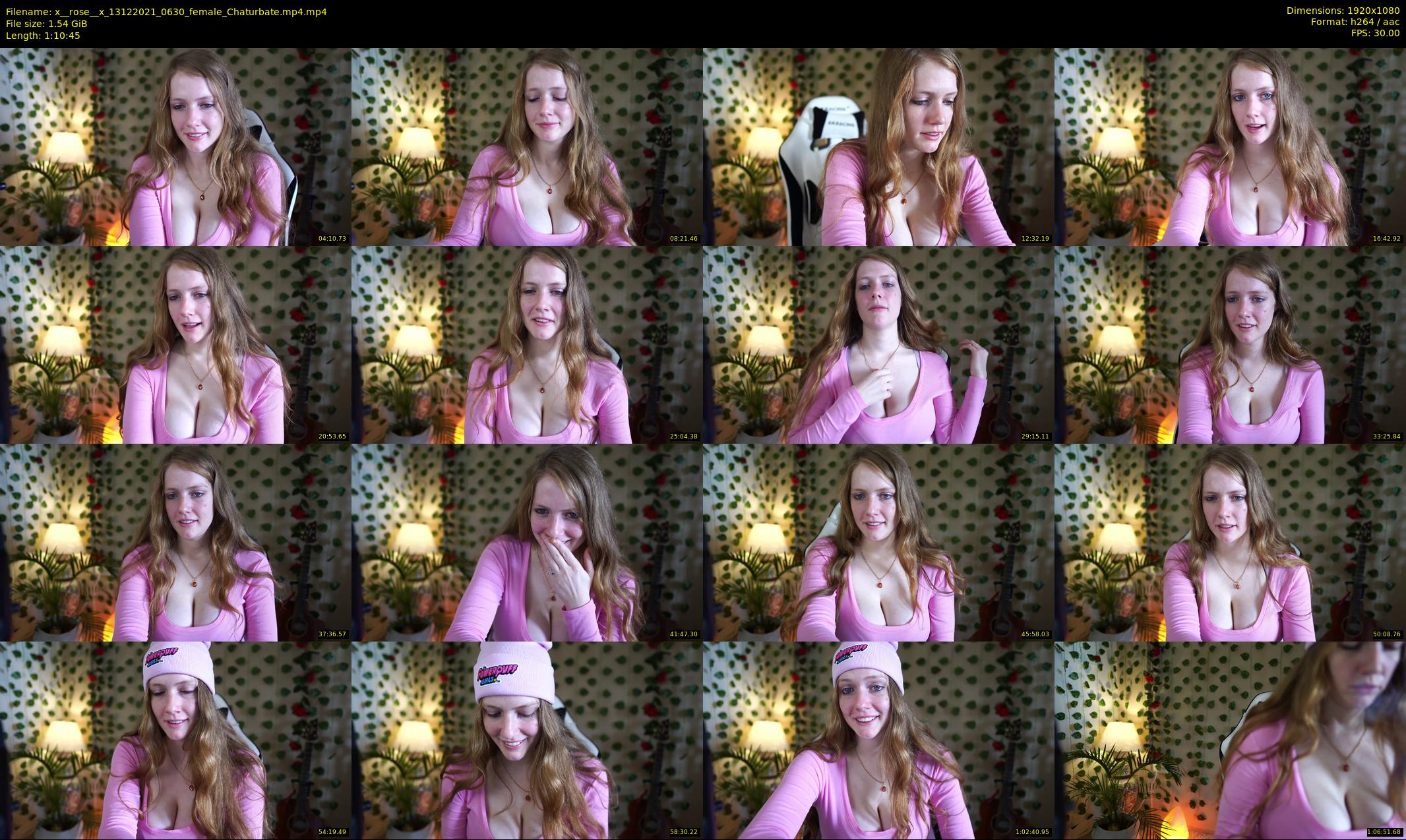 x__rose__x — 71 minute Chaturbate female cam show recording, 1080p, Dec 13, 2021