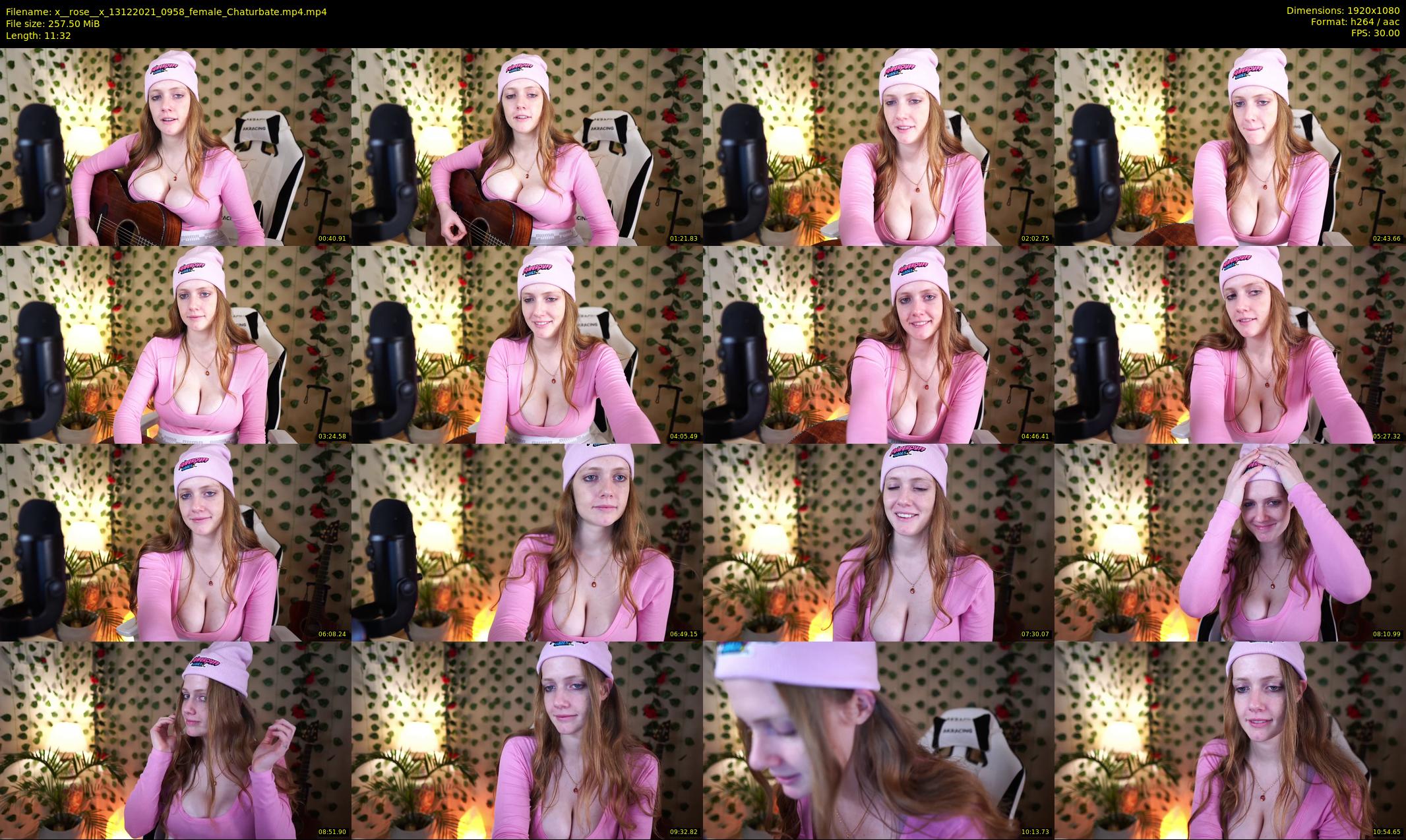 x__rose__x — 12 minute Chaturbate female cam show recording, 1080p, Dec 13, 2021
