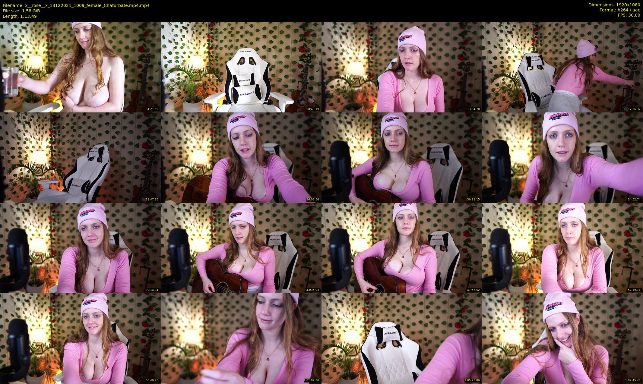 x__rose__x — 74 minute Chaturbate female cam show recording, 1080p, Dec 13, 2021