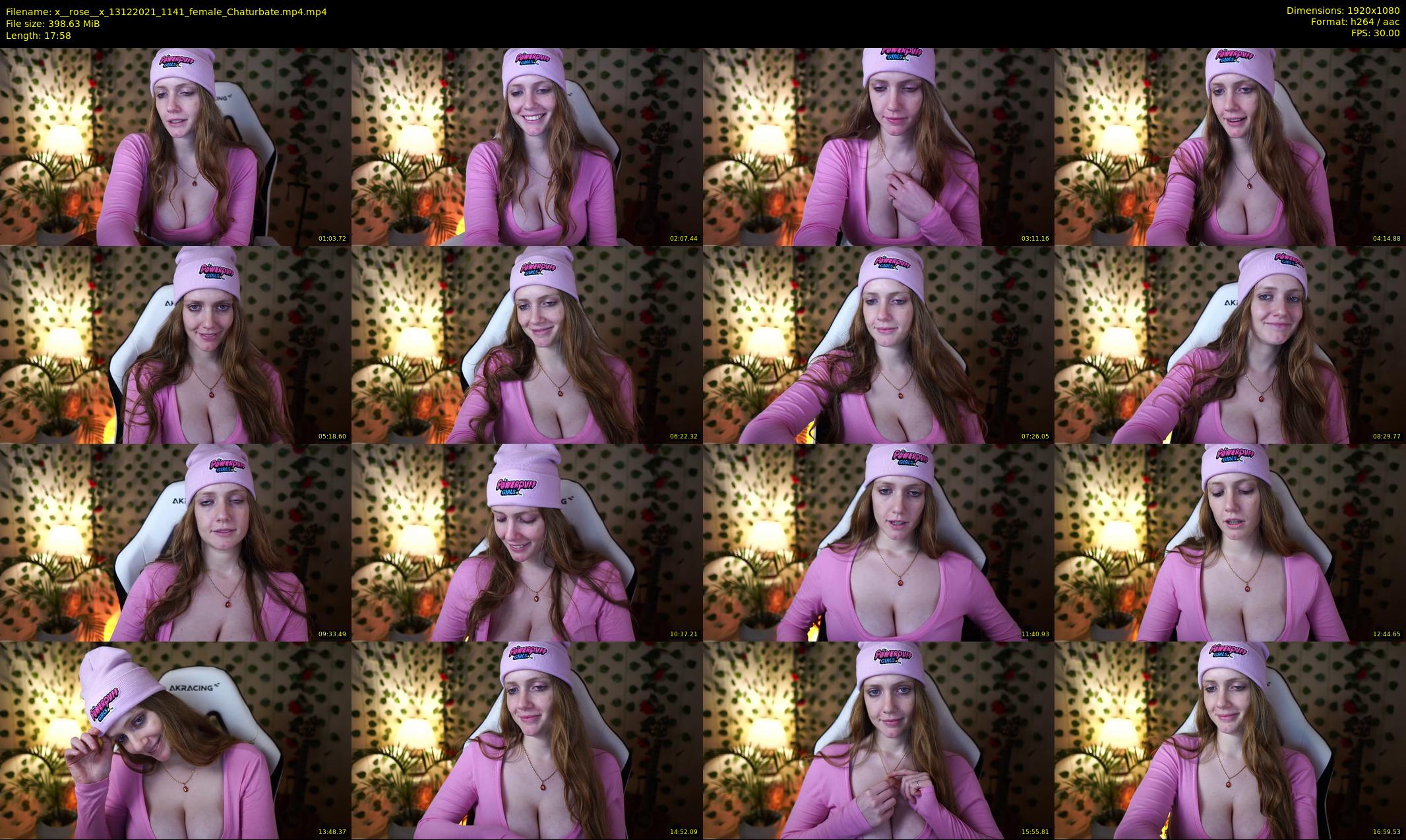 x__rose__x — 18 minute Chaturbate female cam show recording, 1080p, Dec 13, 2021