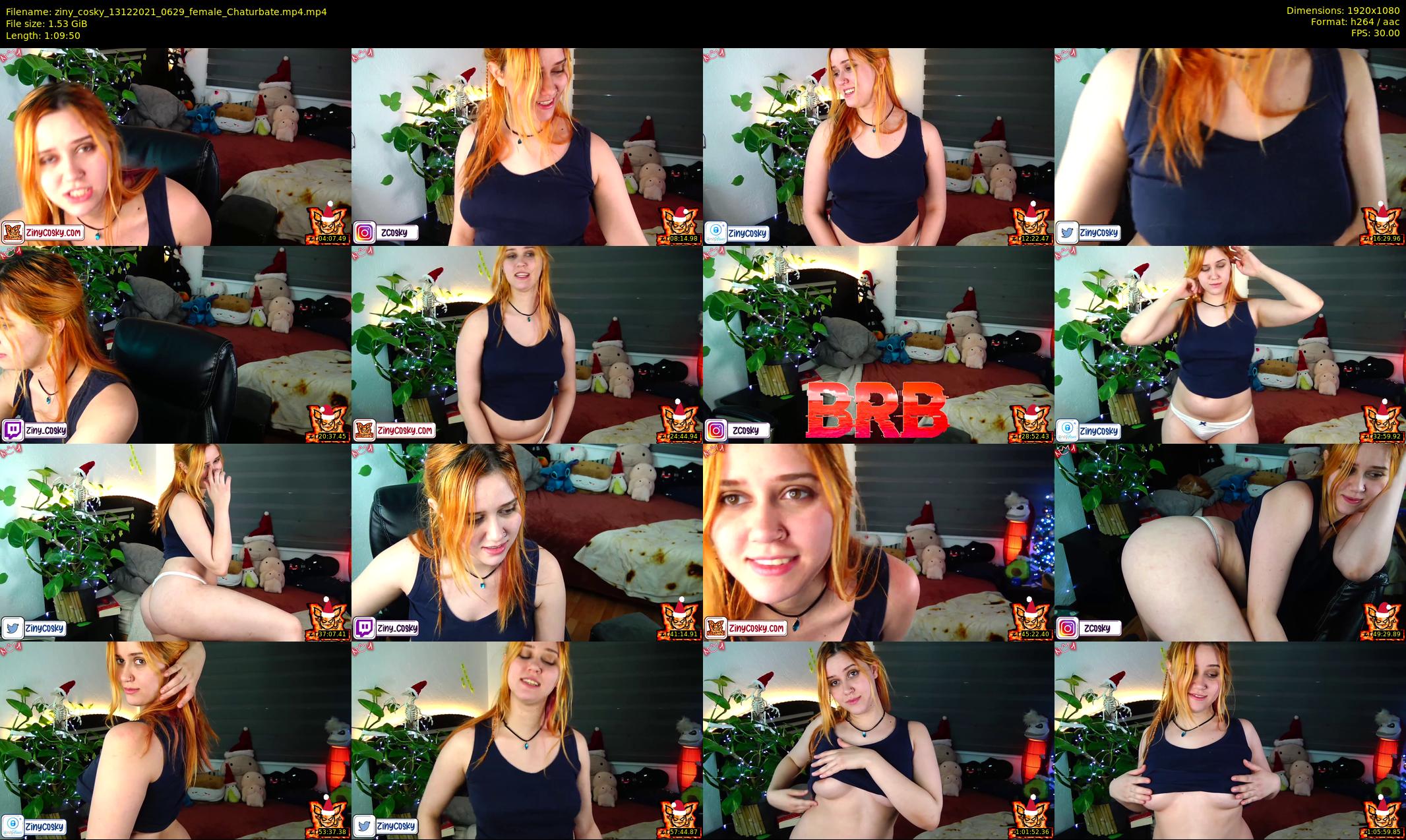 ziny_cosky — 70 minute Chaturbate female cam show recording, 1080p, Dec 13, 2021