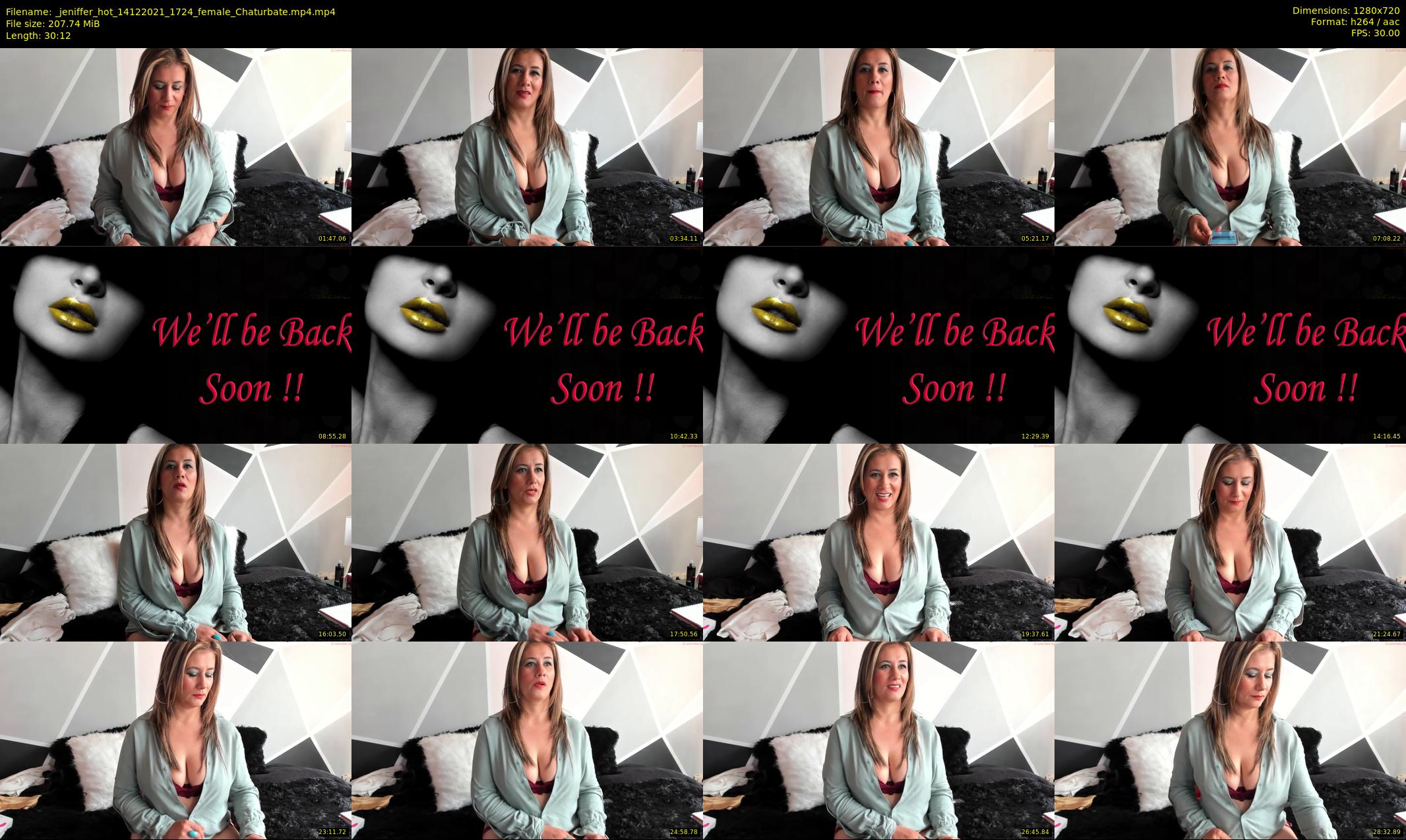 _jeniffer_hot — 31 minute Chaturbate female cam show recording, 720p, Dec 14, 2021
