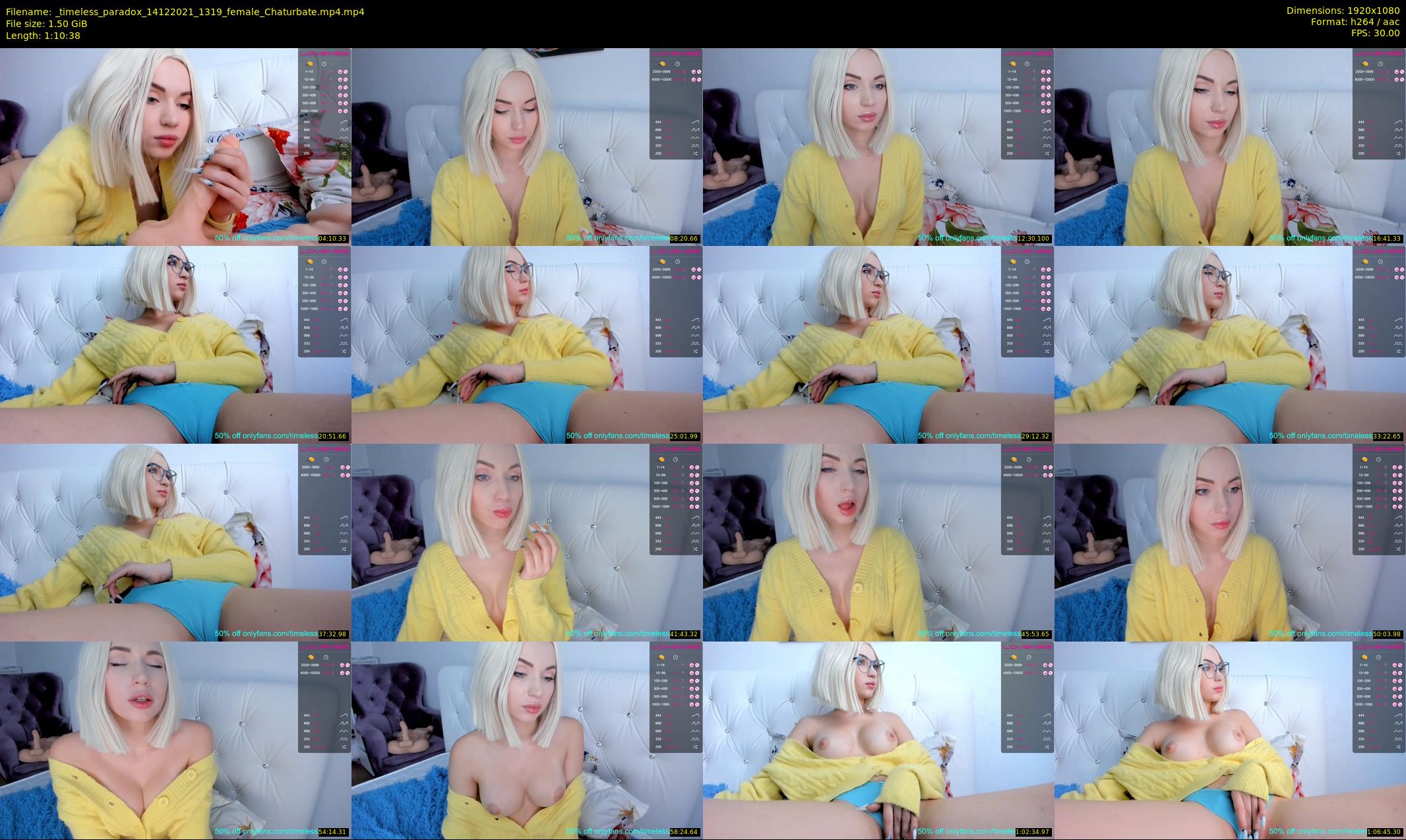_timeless_paradox — 71 minute Chaturbate female cam show recording, 1080p, Dec 14, 2021