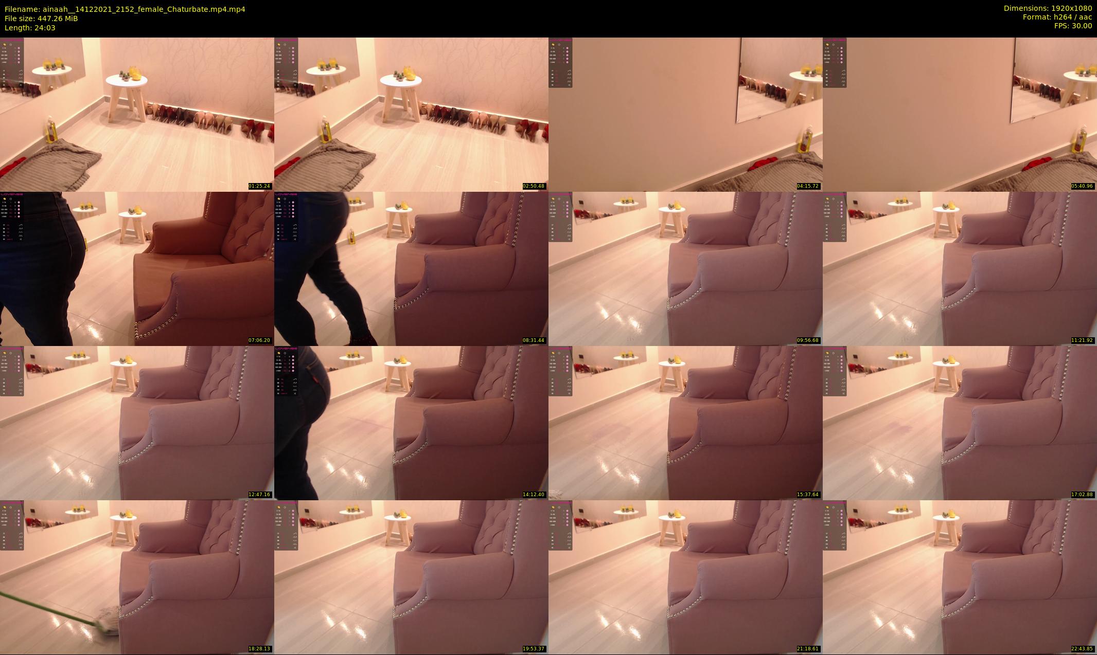 ainaah_ — 25 minute Chaturbate female cam show recording, 1080p, Dec 14, 2021