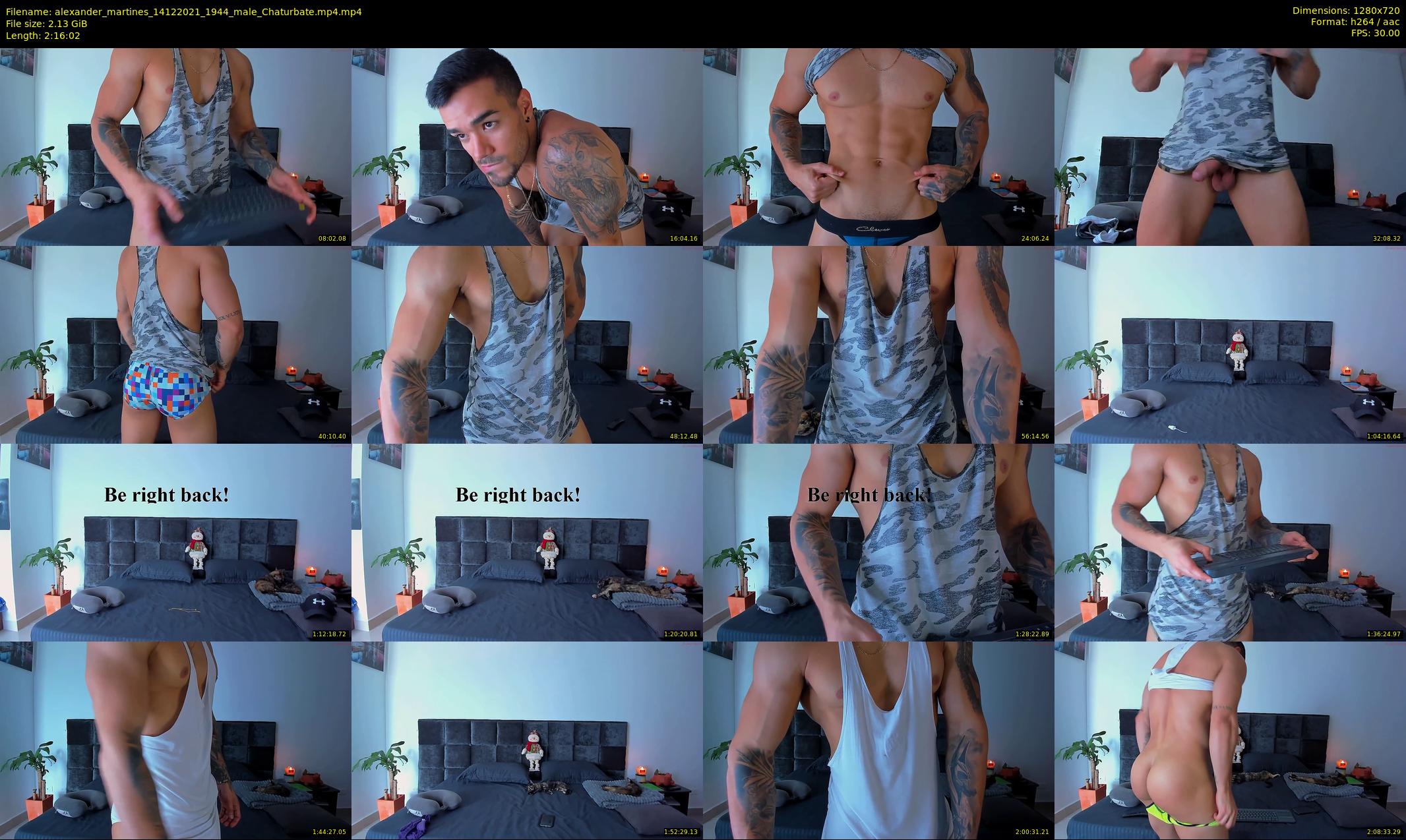 alexander_martines — 137 minute Chaturbate male cam show recording, 720p, Dec 14, 2021