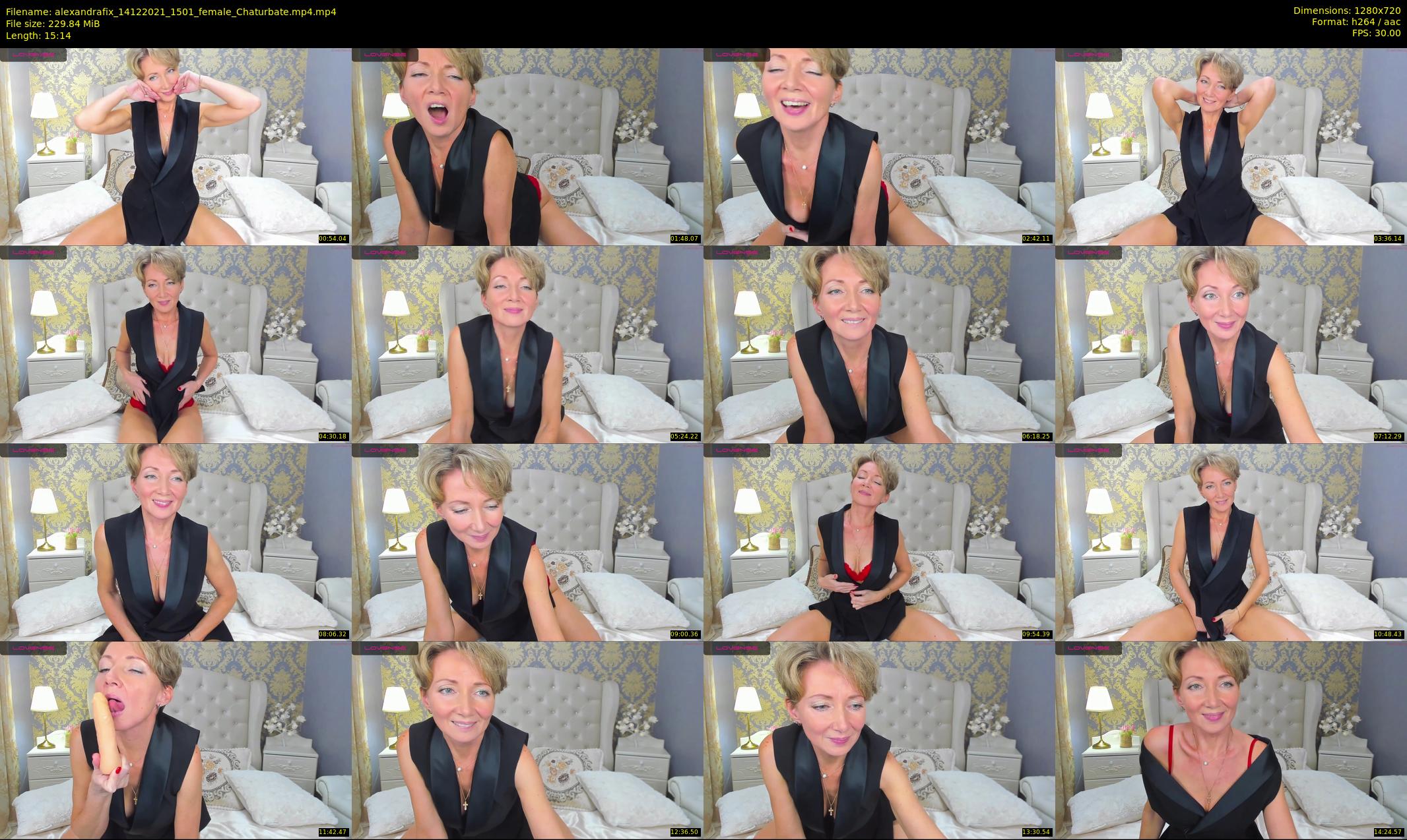 alexandrafix — 16 minute Chaturbate female cam show recording, 720p, Dec 14, 2021