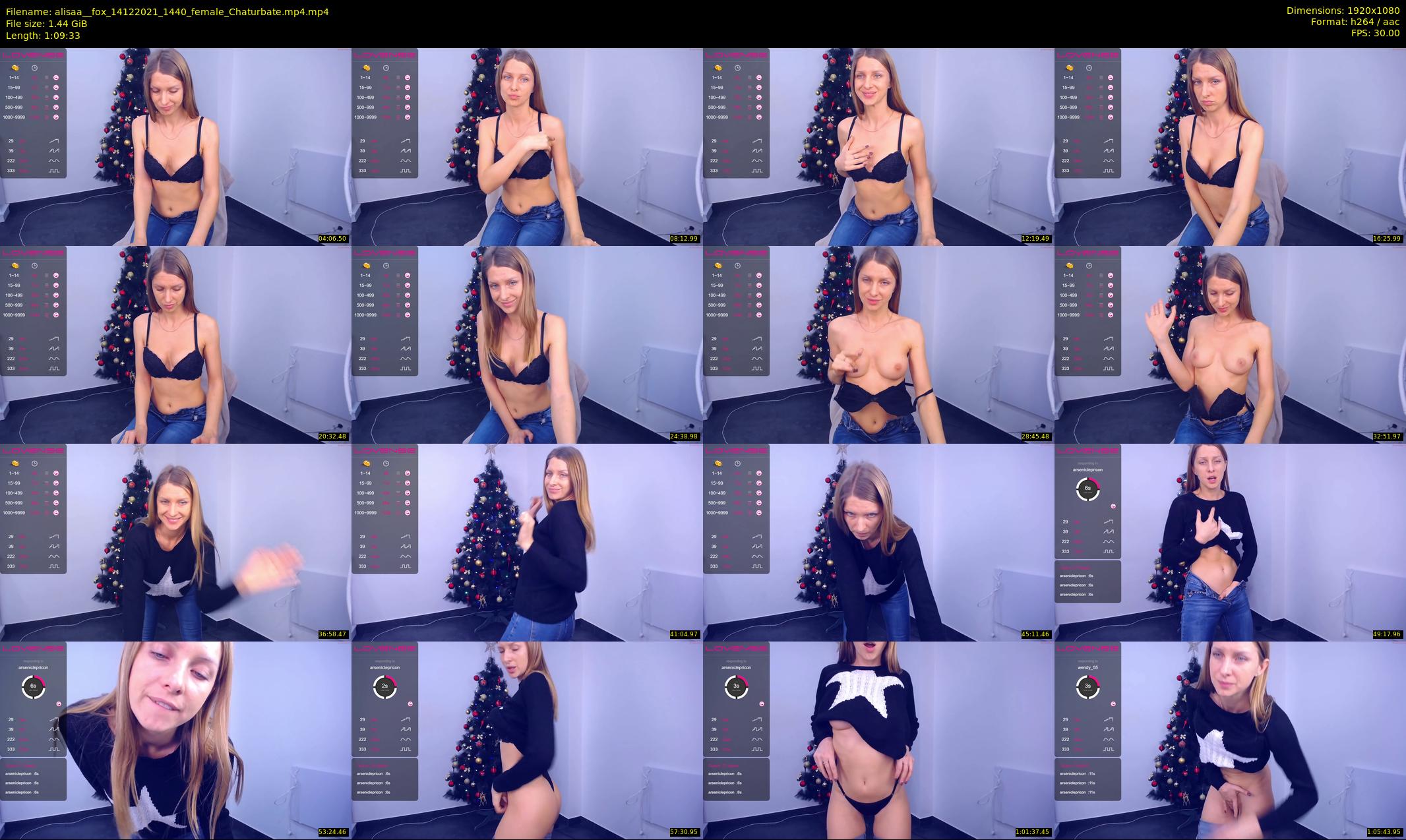 alisaa__fox — 70 minute Chaturbate female cam show recording, 1080p, Dec 14, 2021