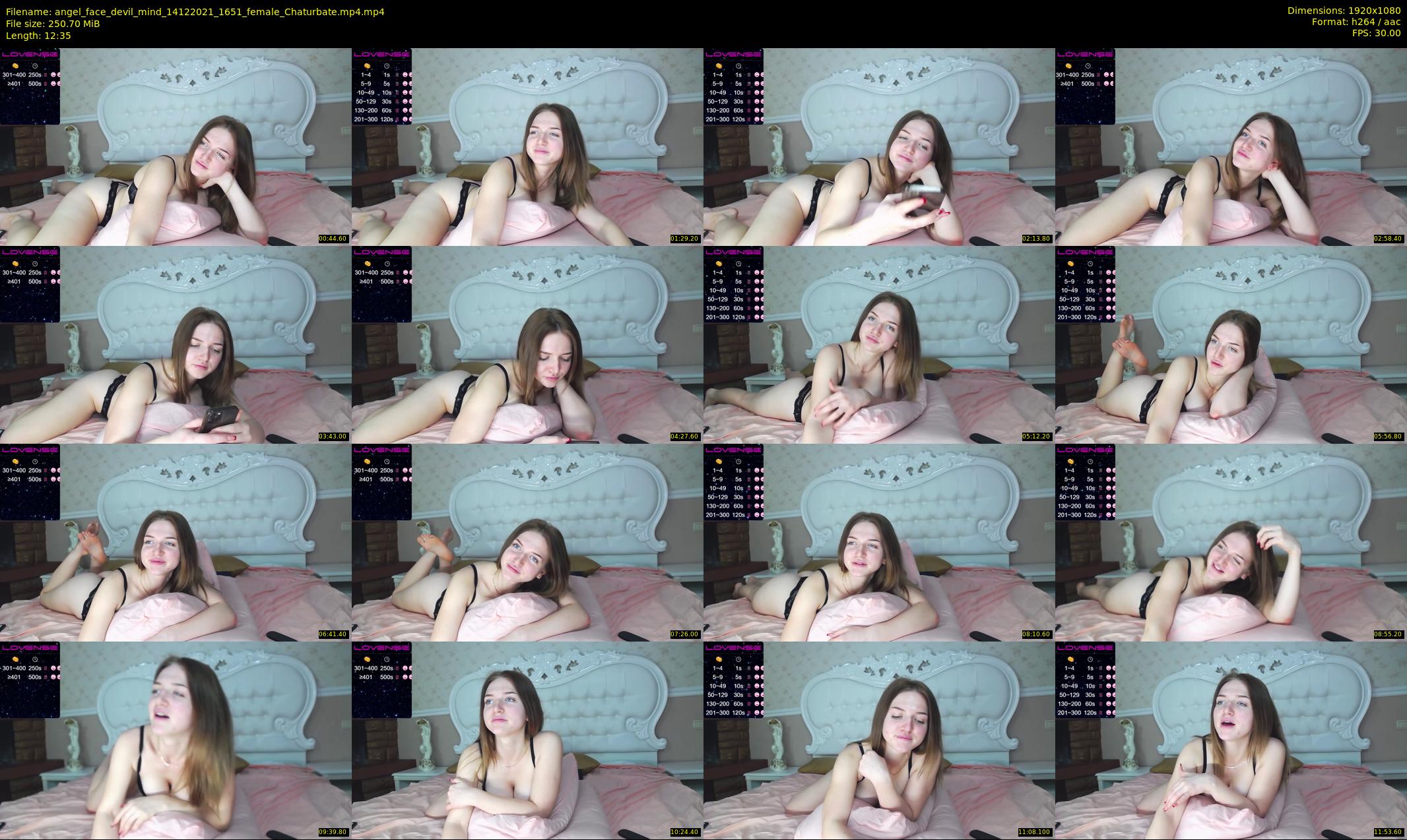 angel_face_devil_mind — 13 minute Chaturbate female cam show recording, 1080p, Dec 14, 2021