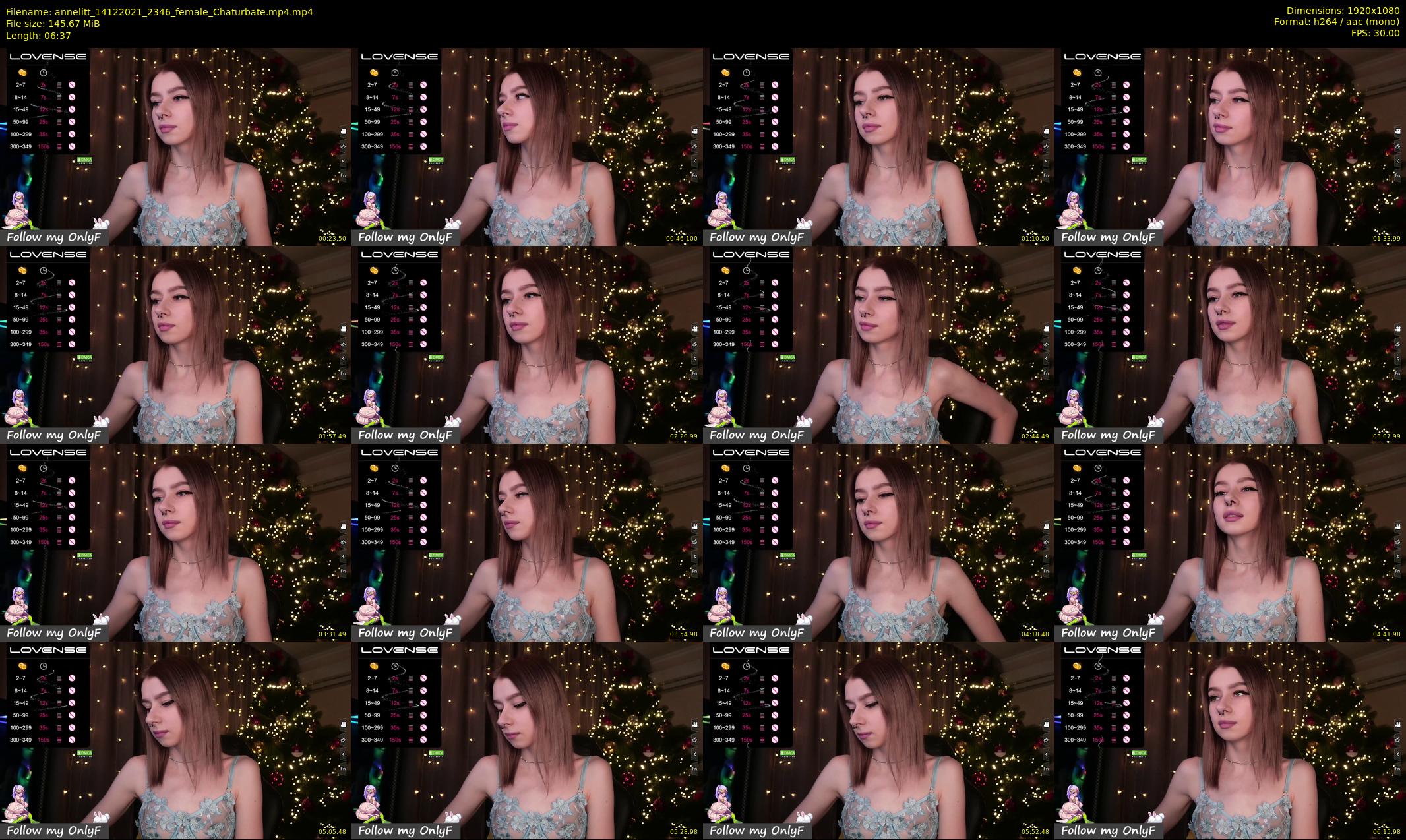 annelitt — 7 minute Chaturbate female cam show recording, 1080p, Dec 14, 2021