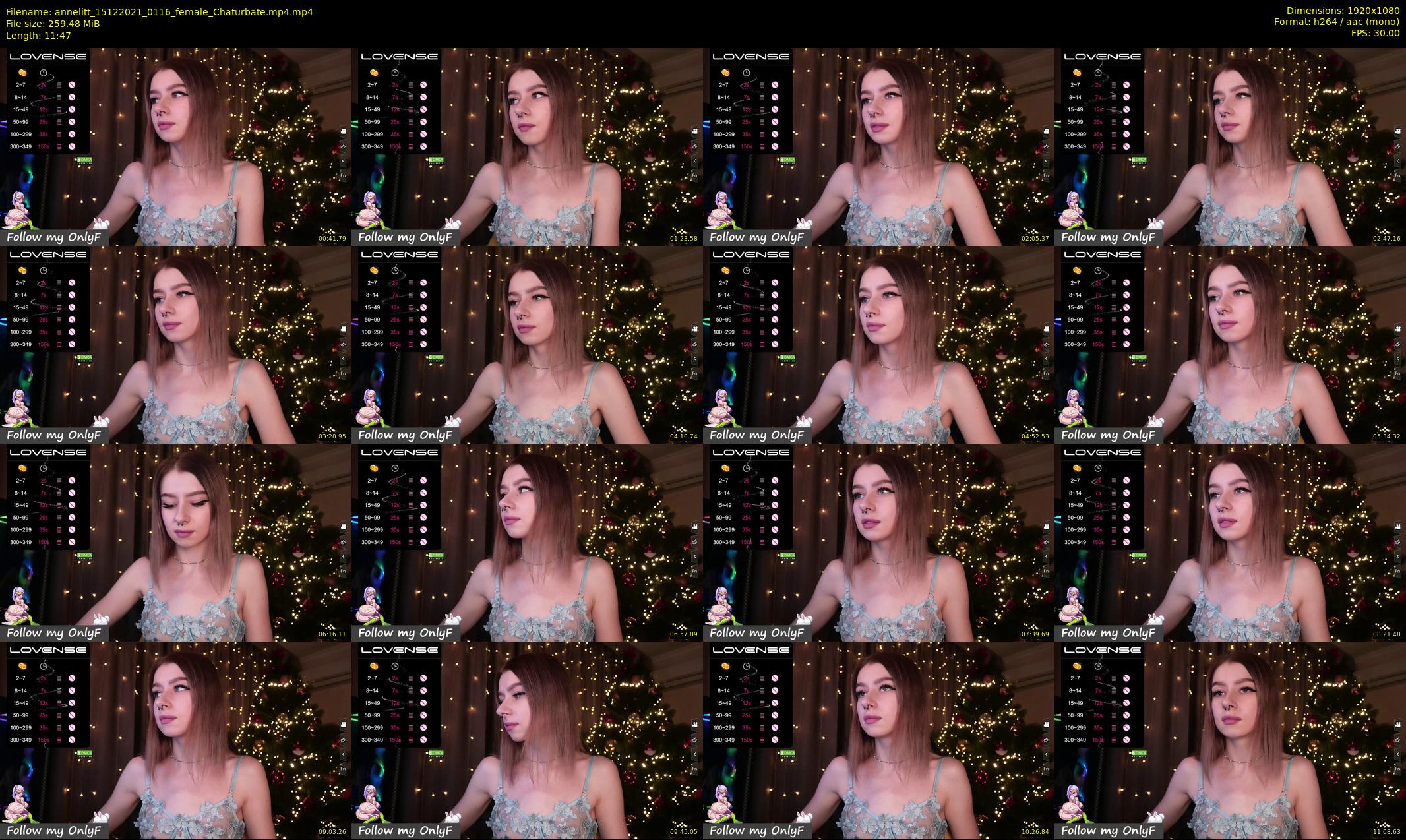annelitt — 12 minute Chaturbate female cam show recording, 1080p, Dec 15, 2021