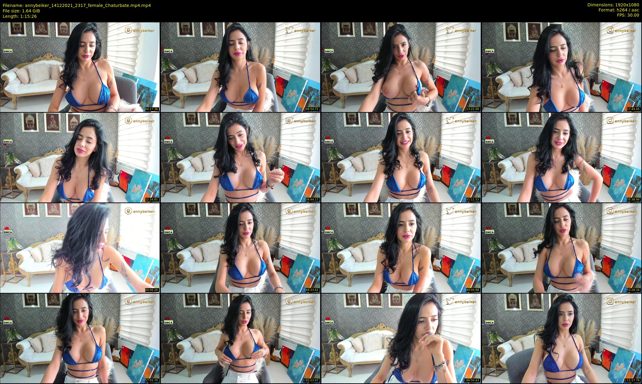 annybeiker — 76 minute Chaturbate female cam show recording, 1080p, Dec 14, 2021