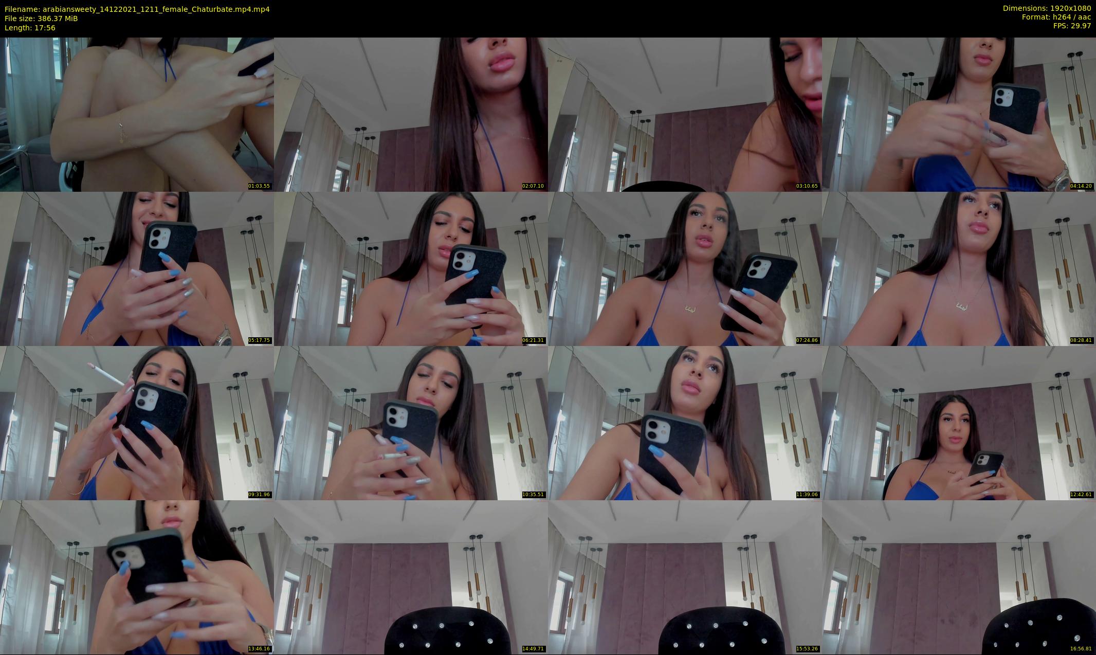 arabiansweety — 18 minute Chaturbate female cam show recording, 1080p, Dec 14, 2021