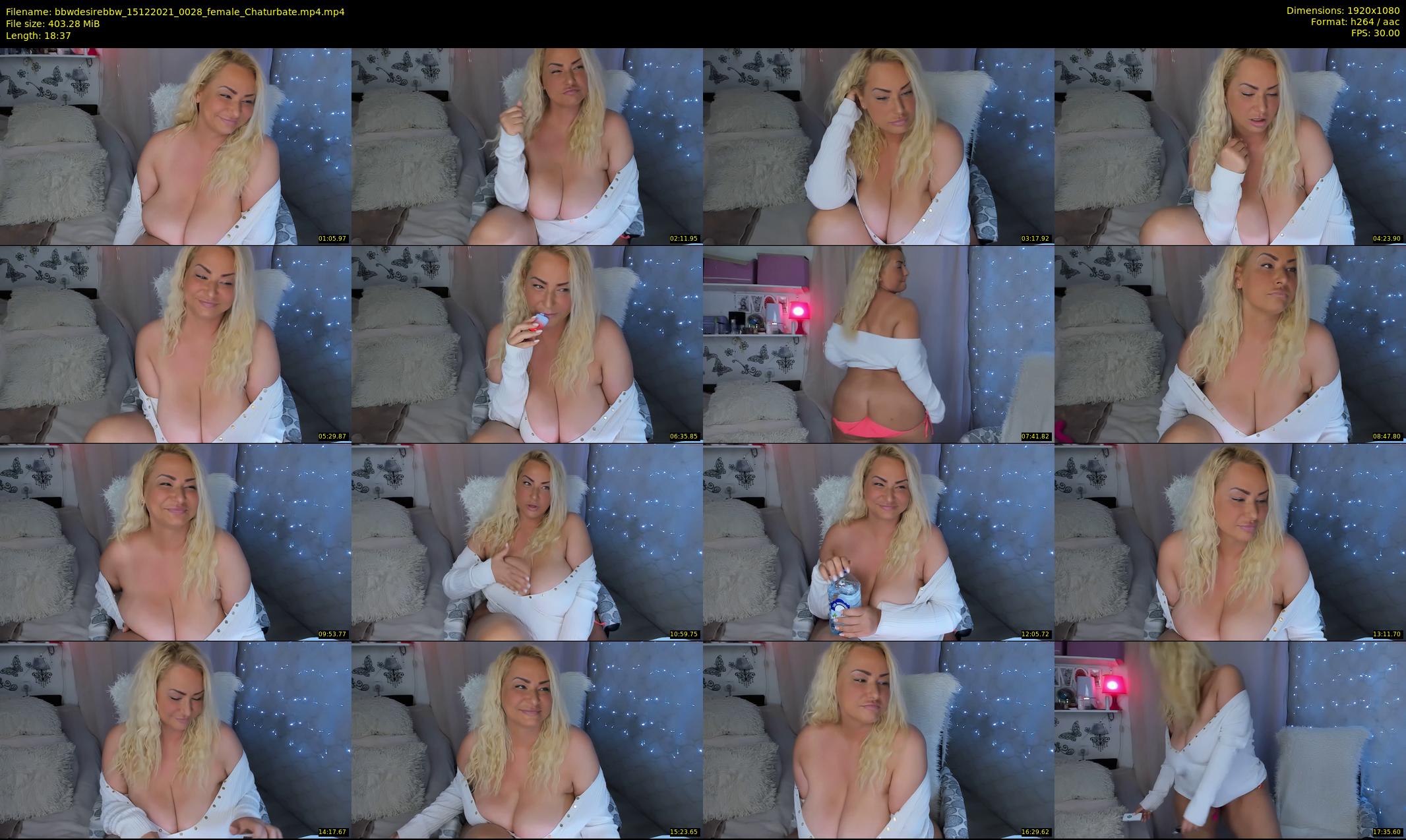 bbwdesirebbw — 19 minute Chaturbate female cam show recording, 1080p, Dec 15, 2021