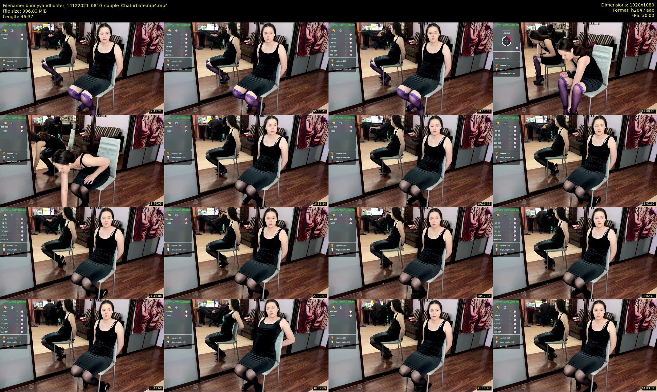 bunnyyandhunter — 47 minute Chaturbate couple cam show recording, 1080p, Dec 14, 2021