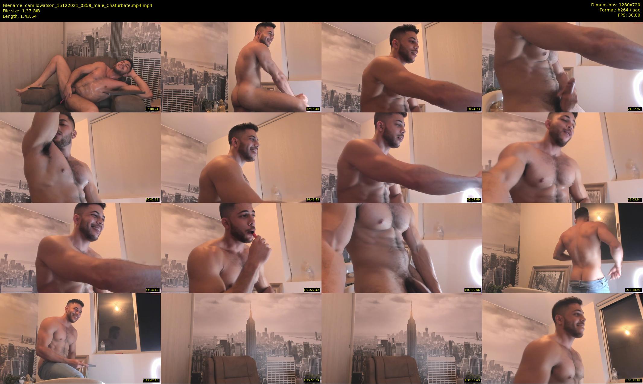 camilowatson — 104 minute Chaturbate male cam show recording, 720p, Dec 15, 2021