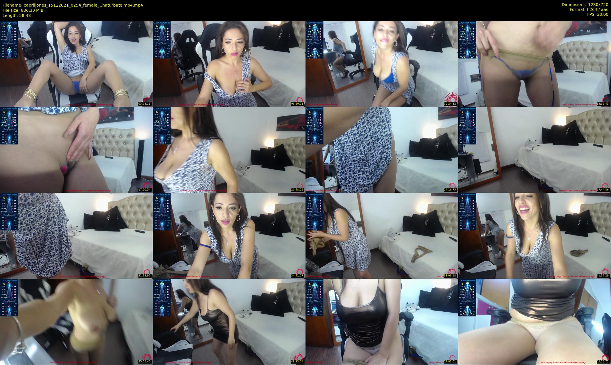 capriijones — 59 minute Chaturbate female cam show recording, 720p, Dec 15, 2021