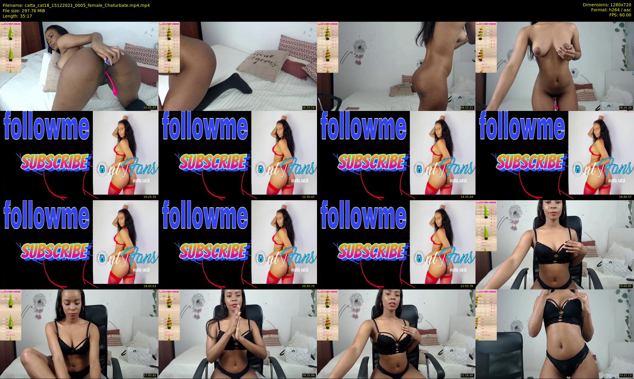 catta_cat18 — 36 minute Chaturbate female cam show recording, 720p, Dec 15, 2021