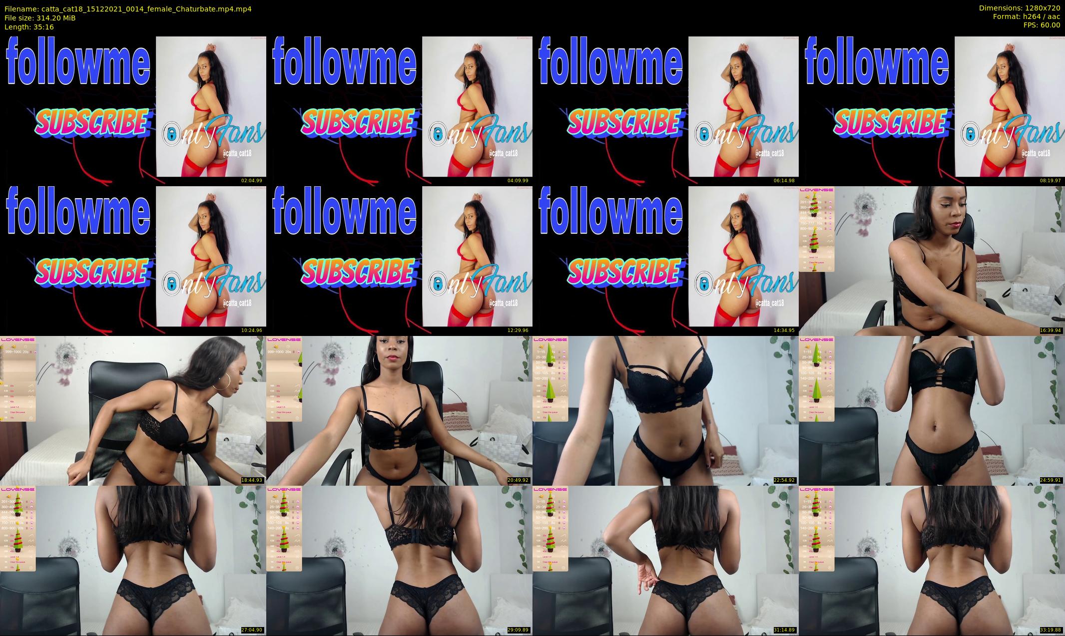 catta_cat18 — 36 minute Chaturbate female cam show recording, 720p, Dec 15, 2021