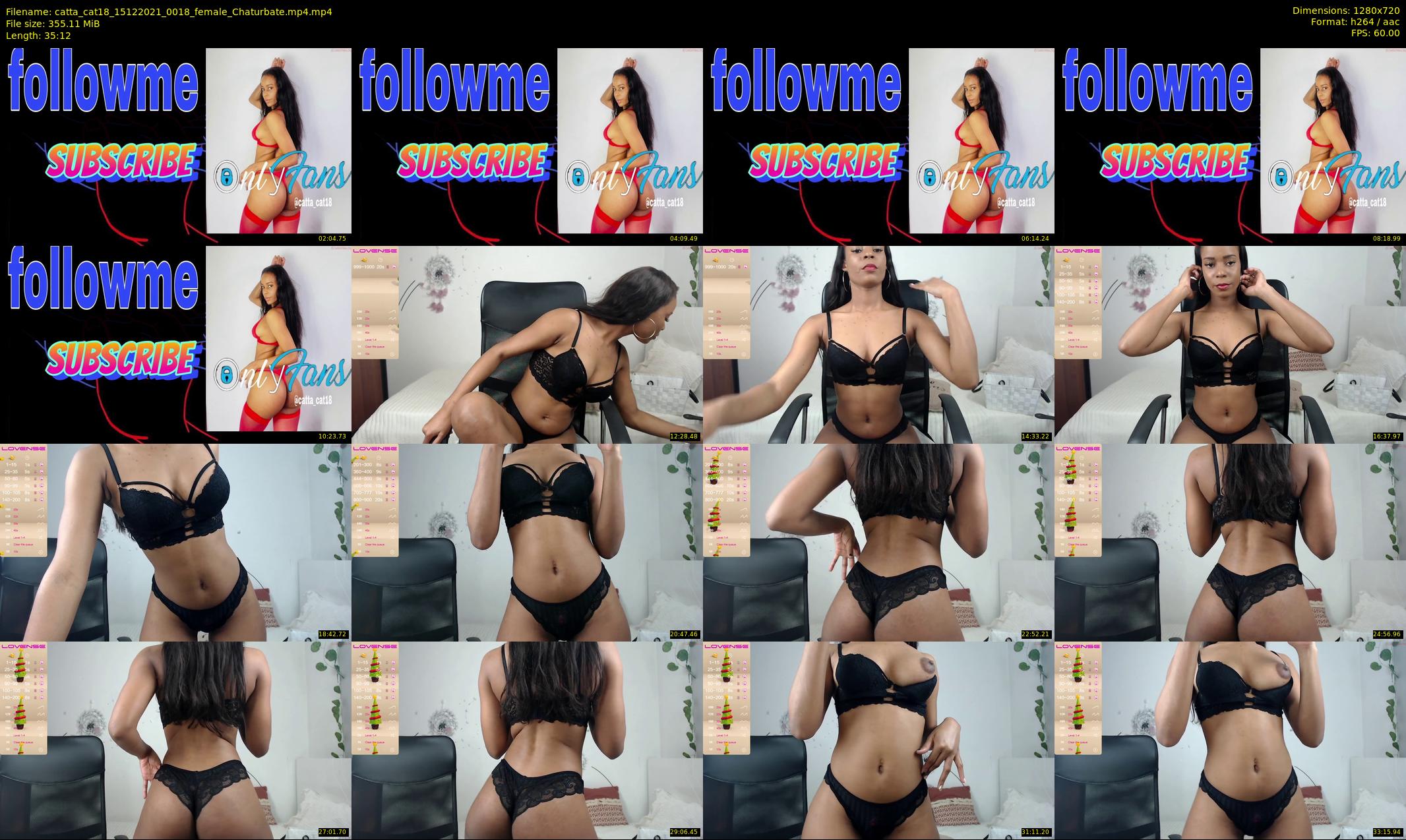 catta_cat18 — 36 minute Chaturbate female cam show recording, 720p, Dec 15, 2021