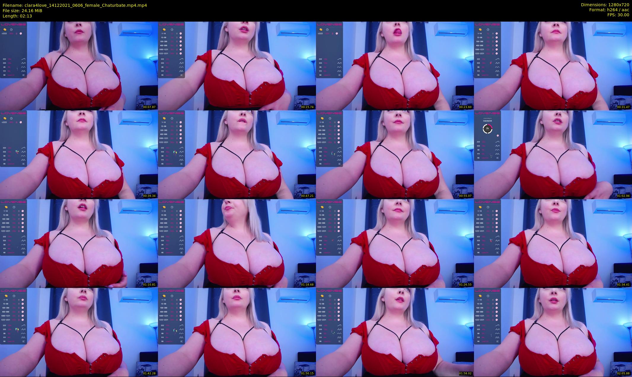 clara4love — 3 minute Chaturbate female cam show recording, 720p, Dec 14, 2021