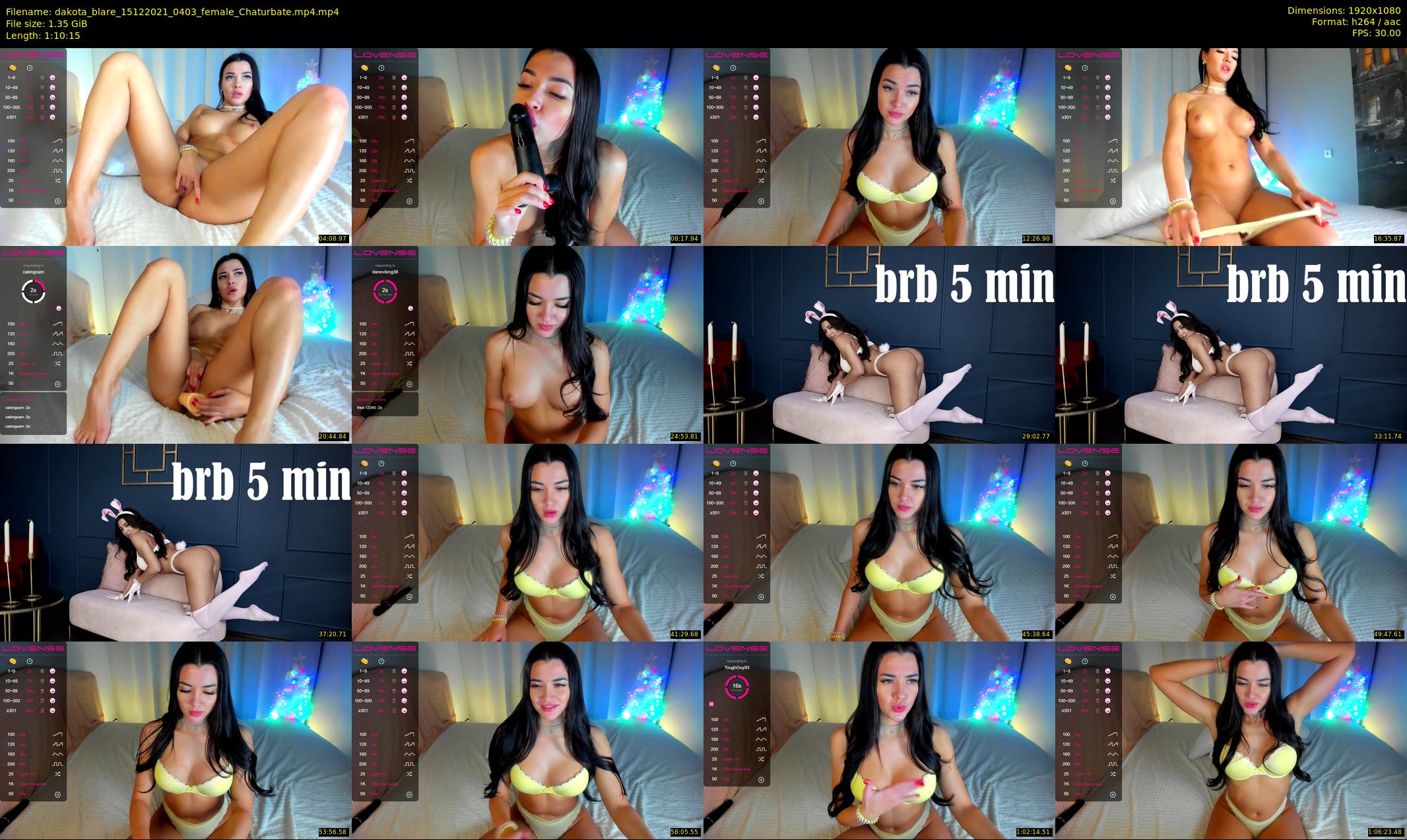 dakota_blare — 71 minute Chaturbate female cam show recording, 1080p, Dec 15, 2021