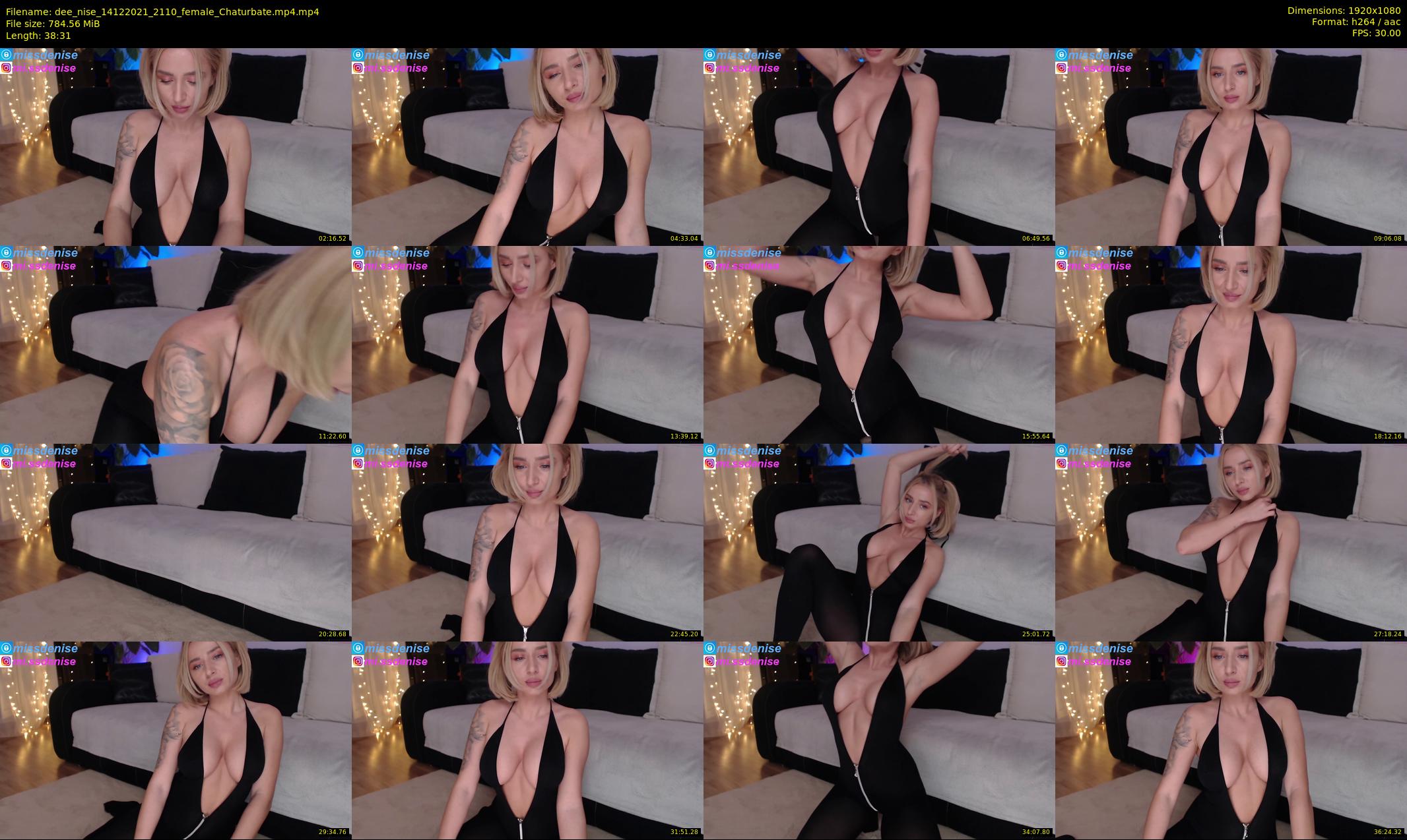 dee_nise — 39 minute Chaturbate female cam show recording, 1080p, Dec 14, 2021