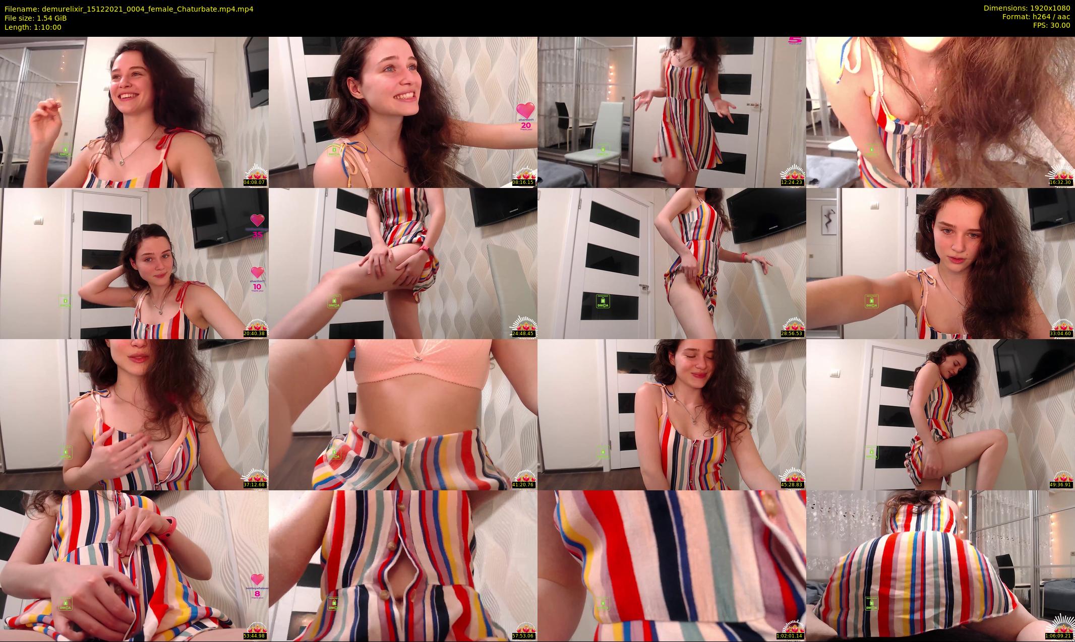 demurelixir — 70 minute Chaturbate female cam show recording, 1080p, Dec 15, 2021