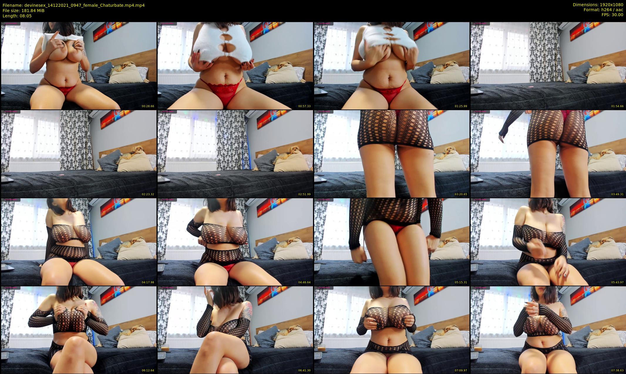devinesex — 9 minute Chaturbate female cam show recording, 1080p, Dec 14, 2021