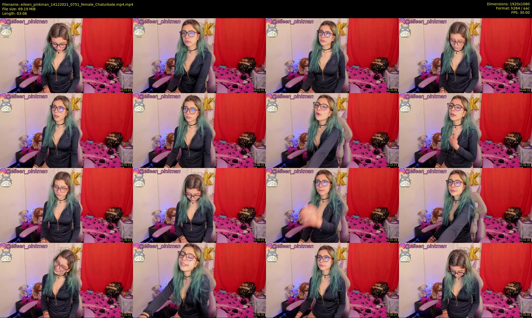 eileen_pinkman — 4 minute Chaturbate female cam show recording, 1080p, Dec 14, 2021