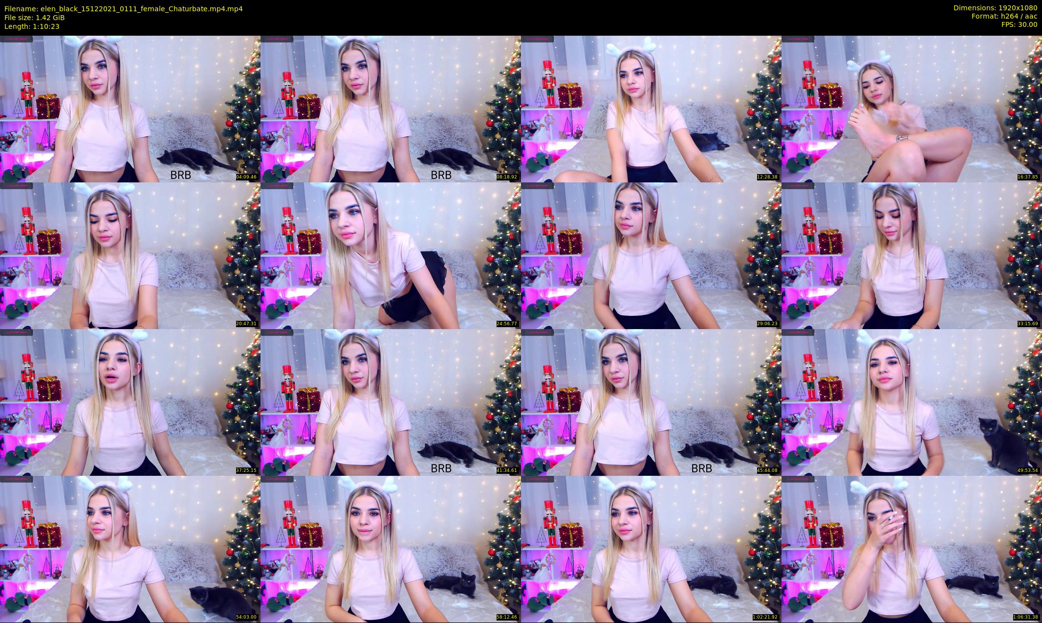 elen_black — 71 minute Chaturbate female cam show recording, 1080p, Dec 15, 2021