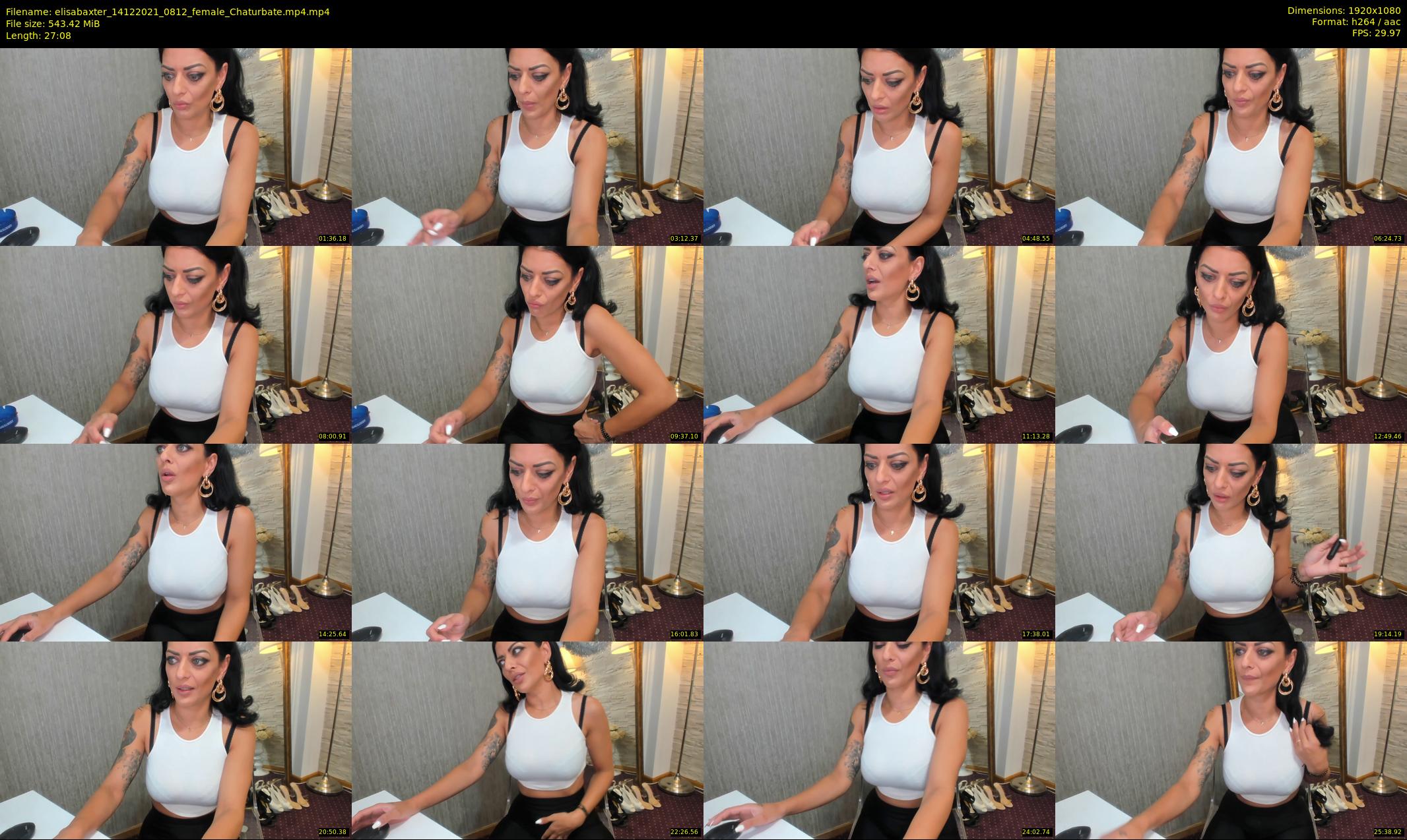 elisabaxter — 28 minute Chaturbate female cam show recording, 1080p, Dec 14, 2021
