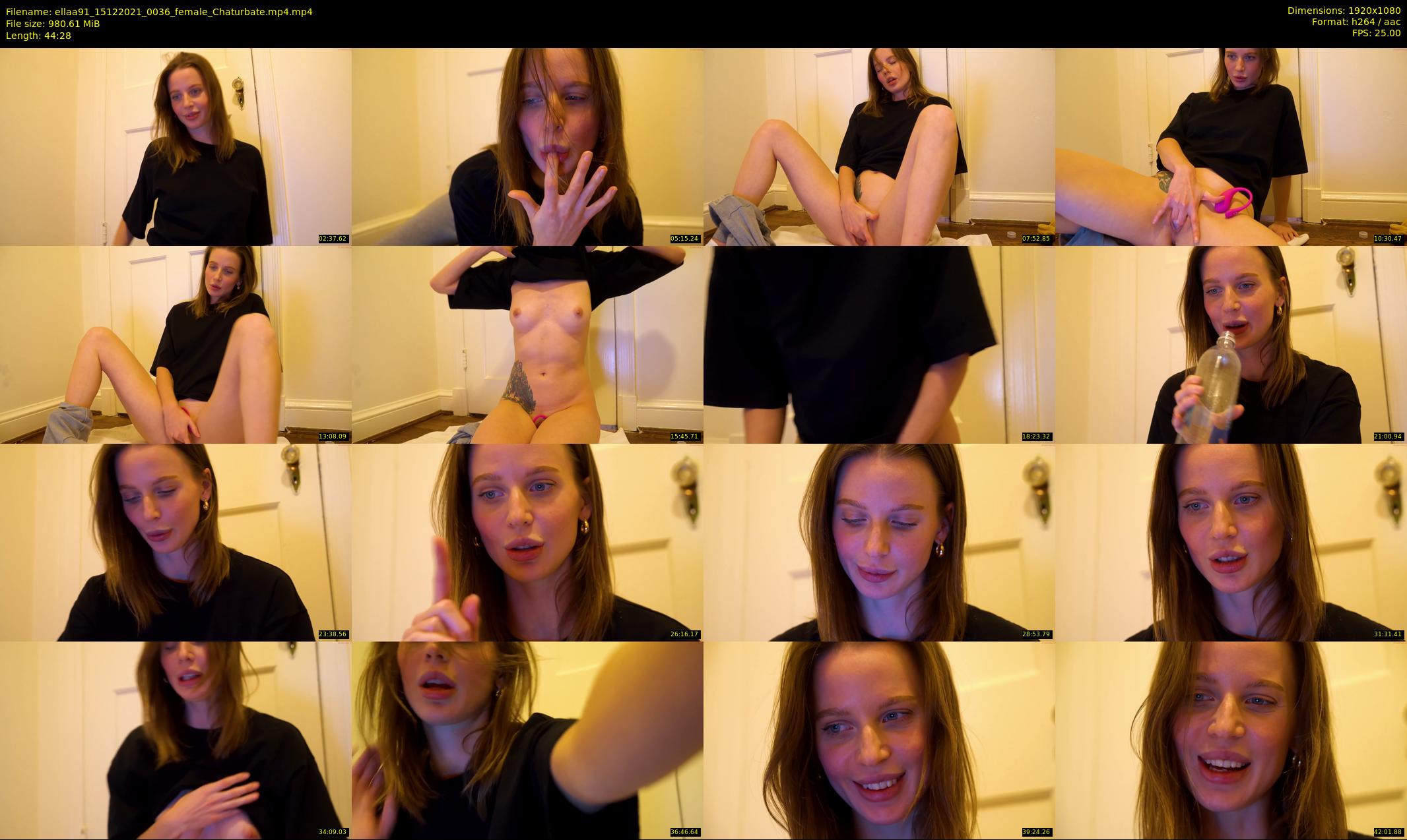 ellaa91 — 45 minute Chaturbate female cam show recording, 1080p, Dec 15, 2021