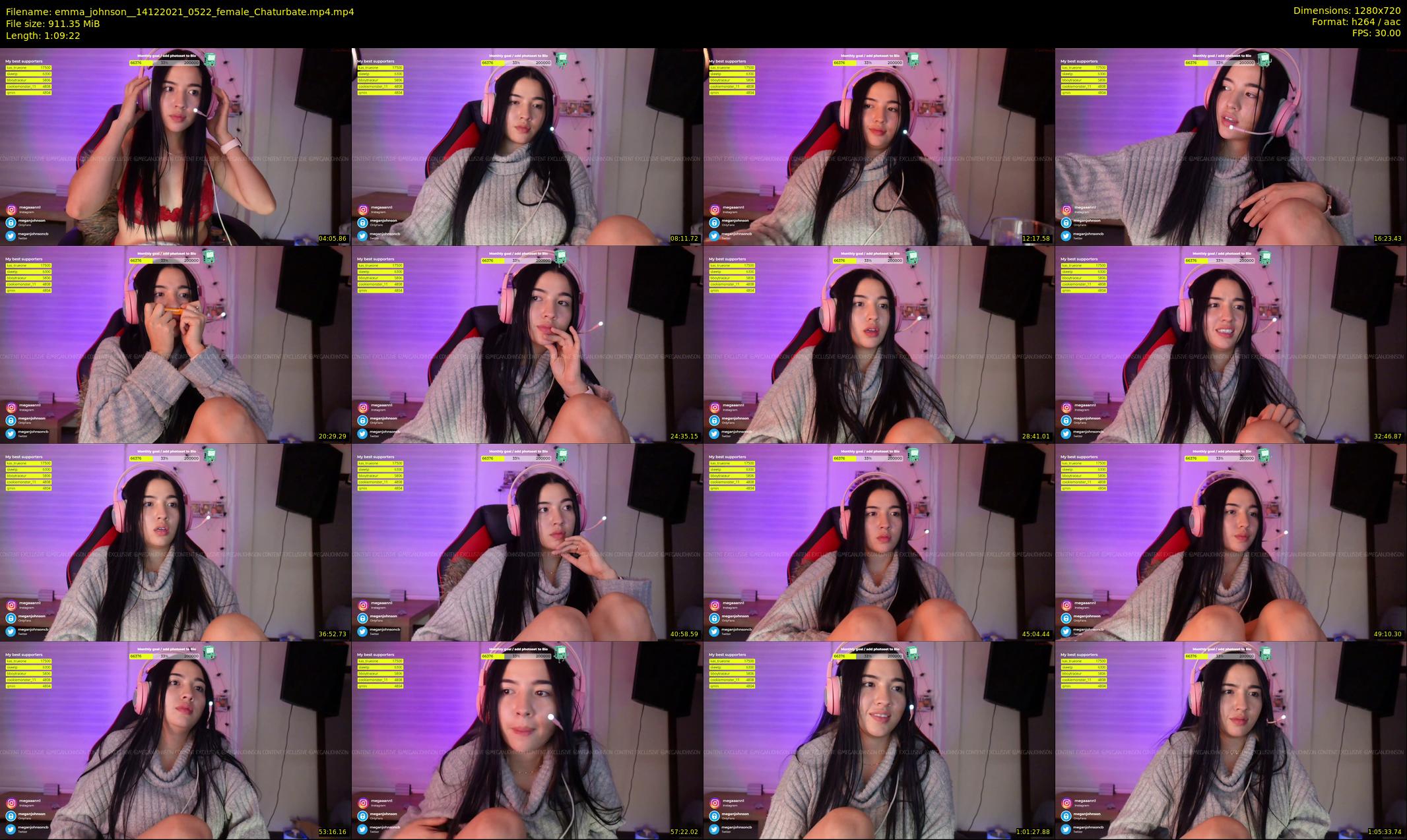 emma_johnson_ — 70 minute Chaturbate female cam show recording, 720p, Dec 14, 2021