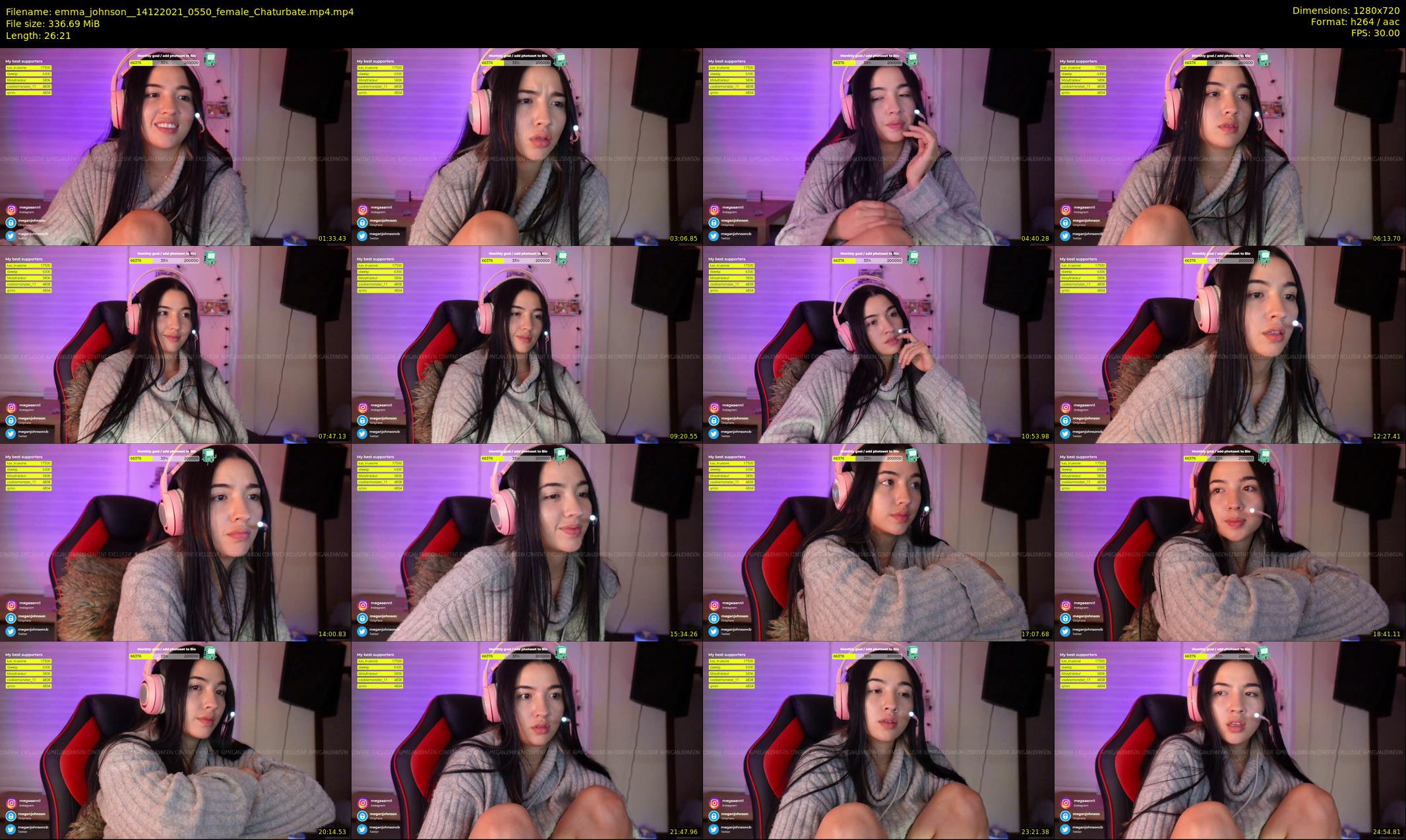emma_johnson_ — 27 minute Chaturbate female cam show recording, 720p, Dec 14, 2021